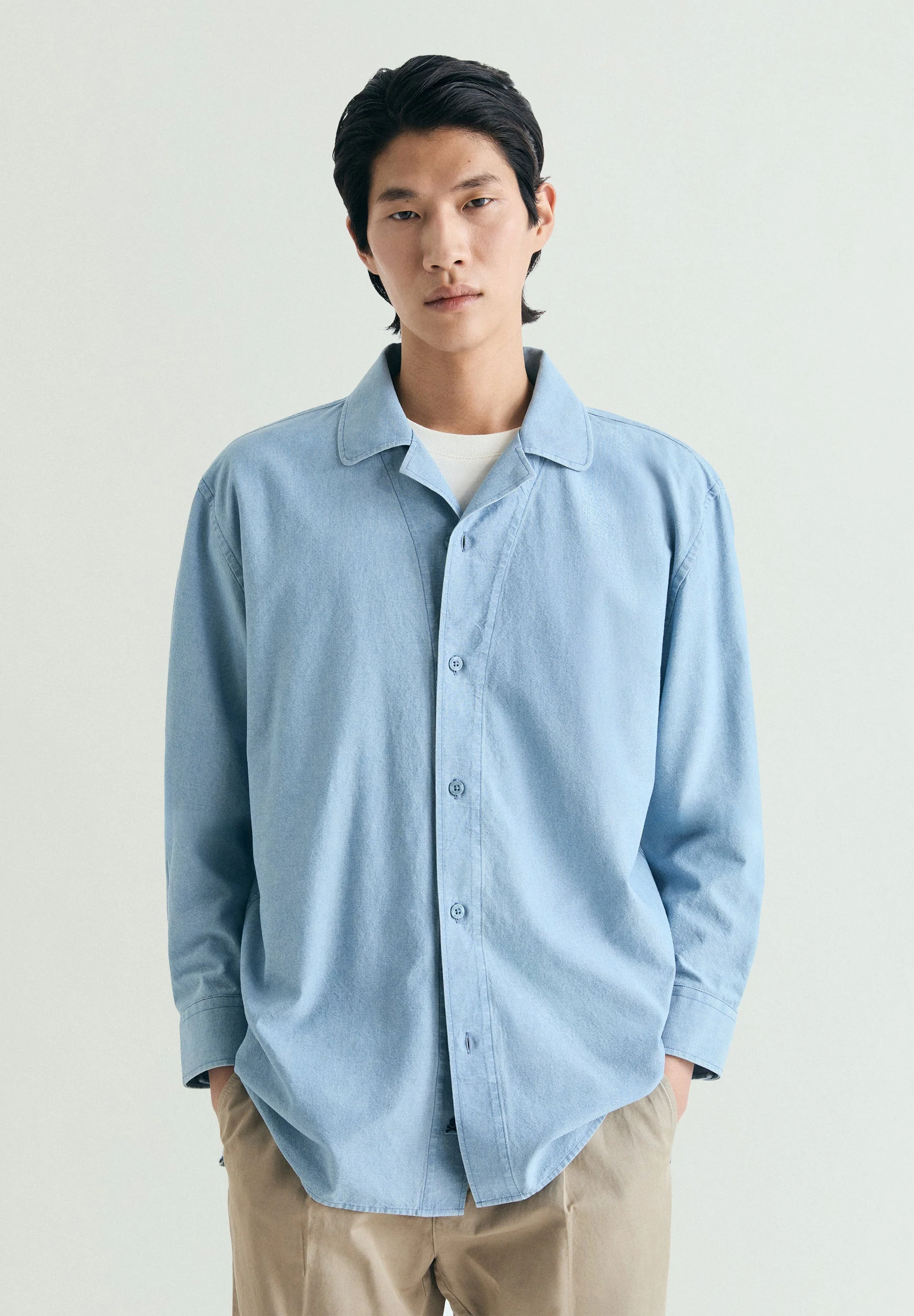 REGULAR FIT DENIM SHIRT