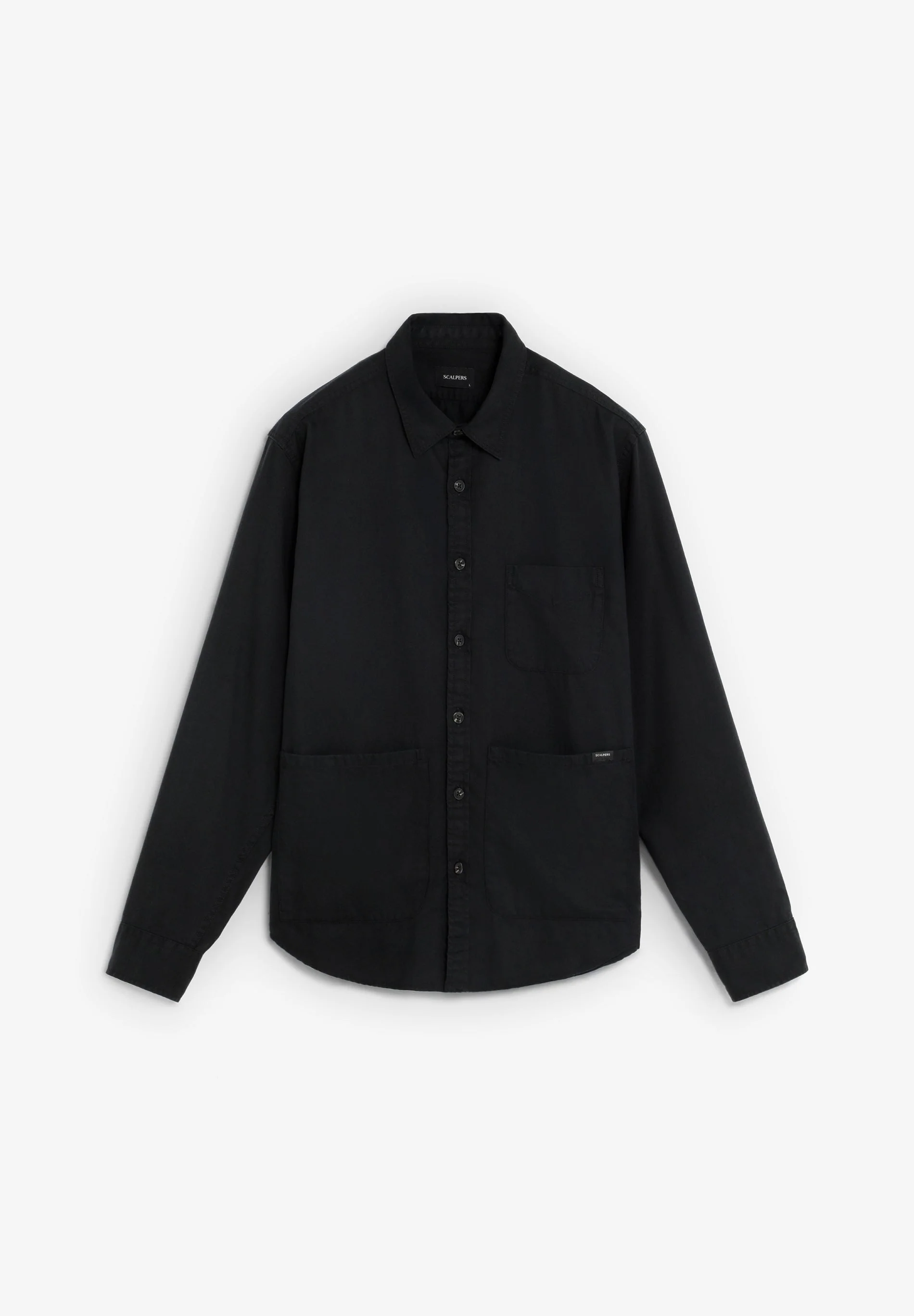 PLAIN OVERSHIRT WITH POCKETS - Image 2
