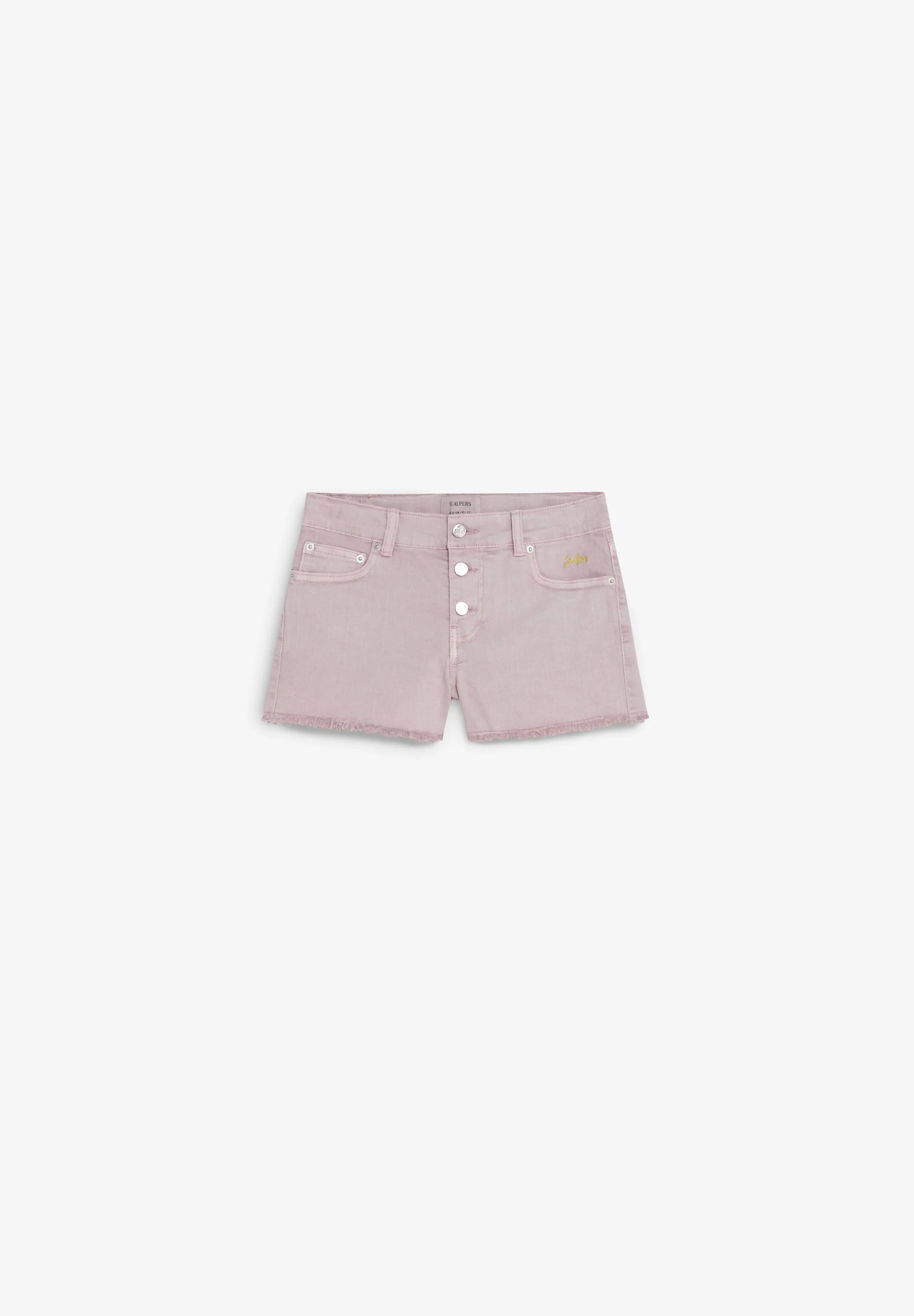 FADED DENIM SHORTS