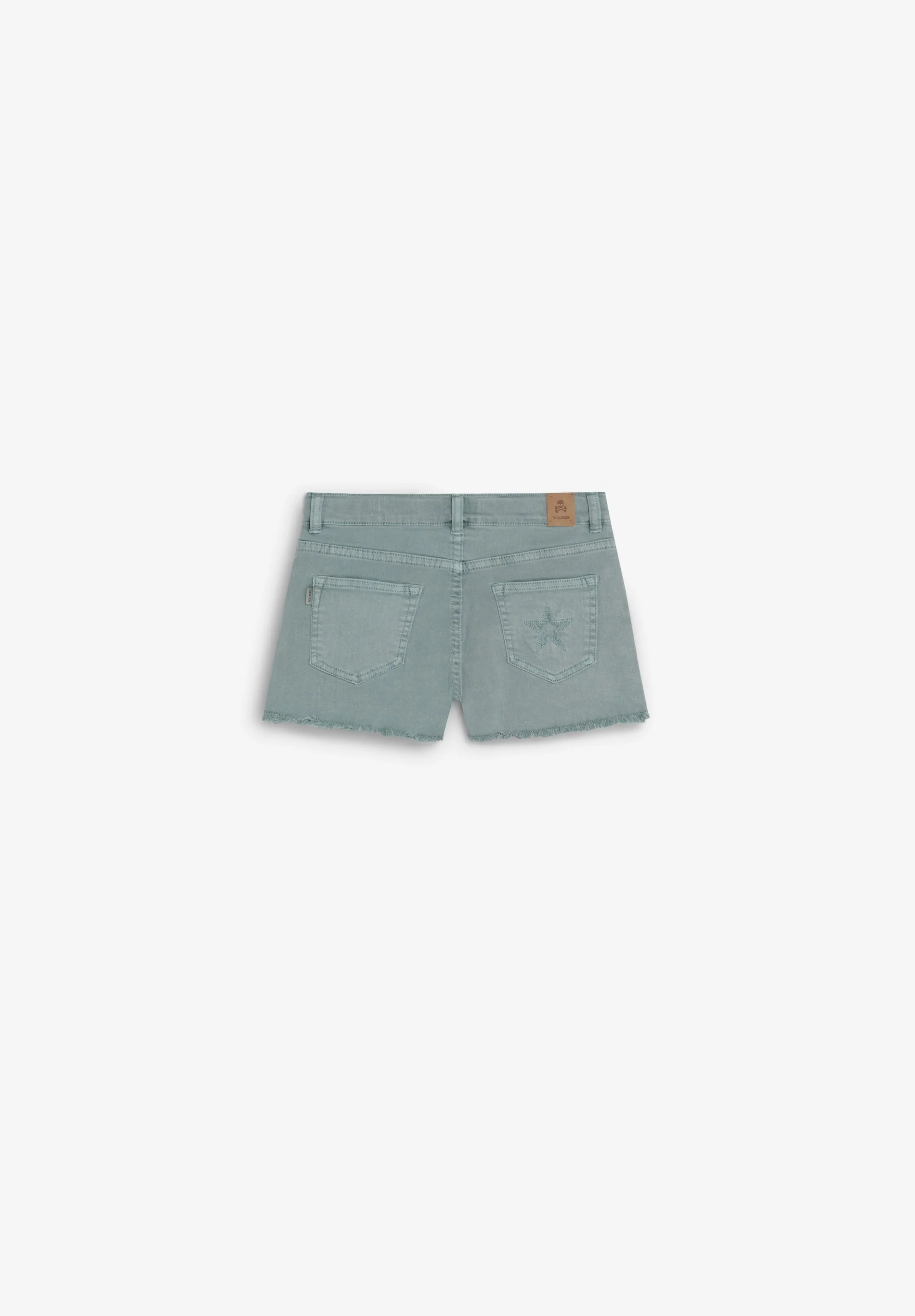 FADED DENIM SHORTS - Image 2