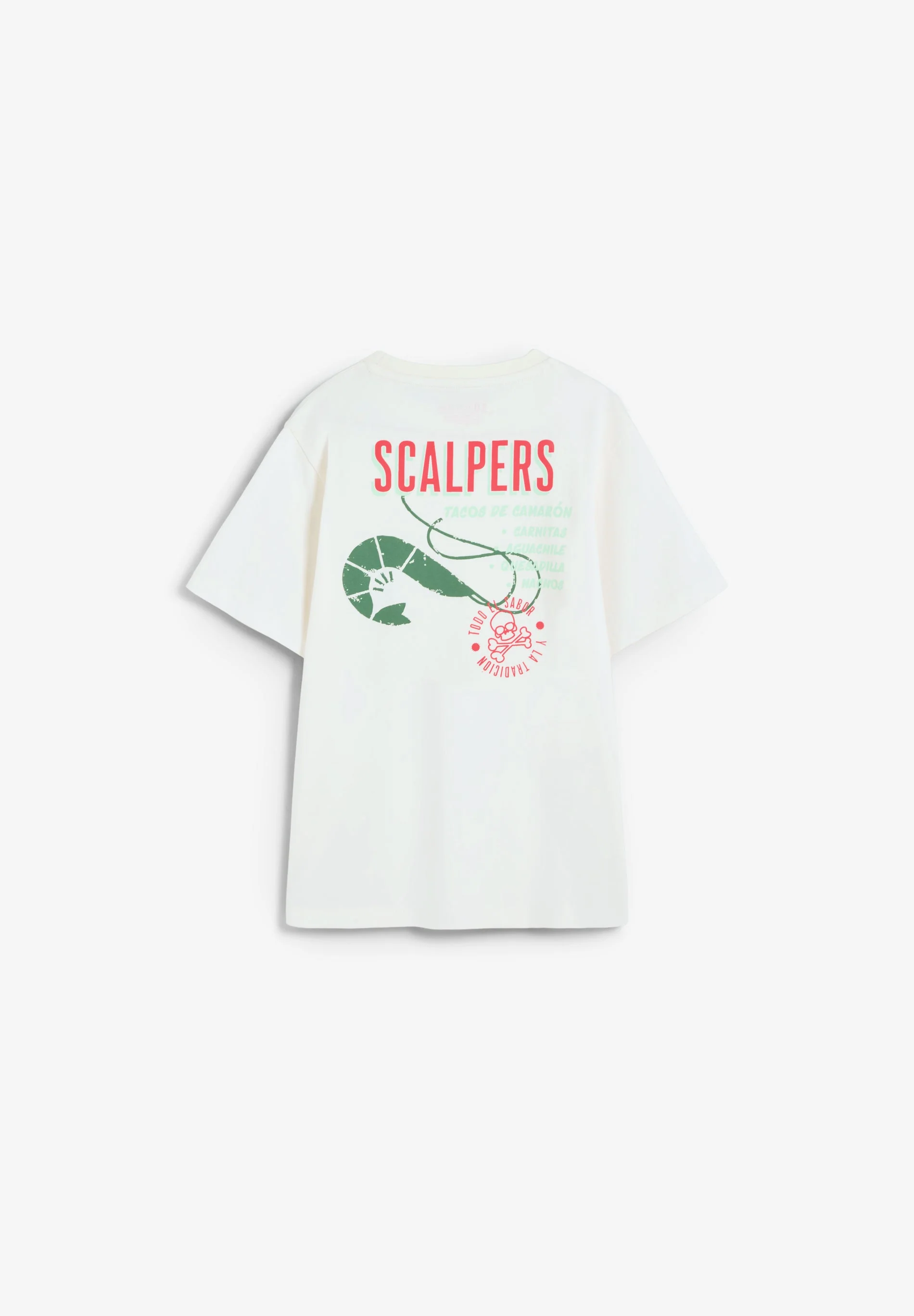 CONTRAST PRINT T-SHIRT