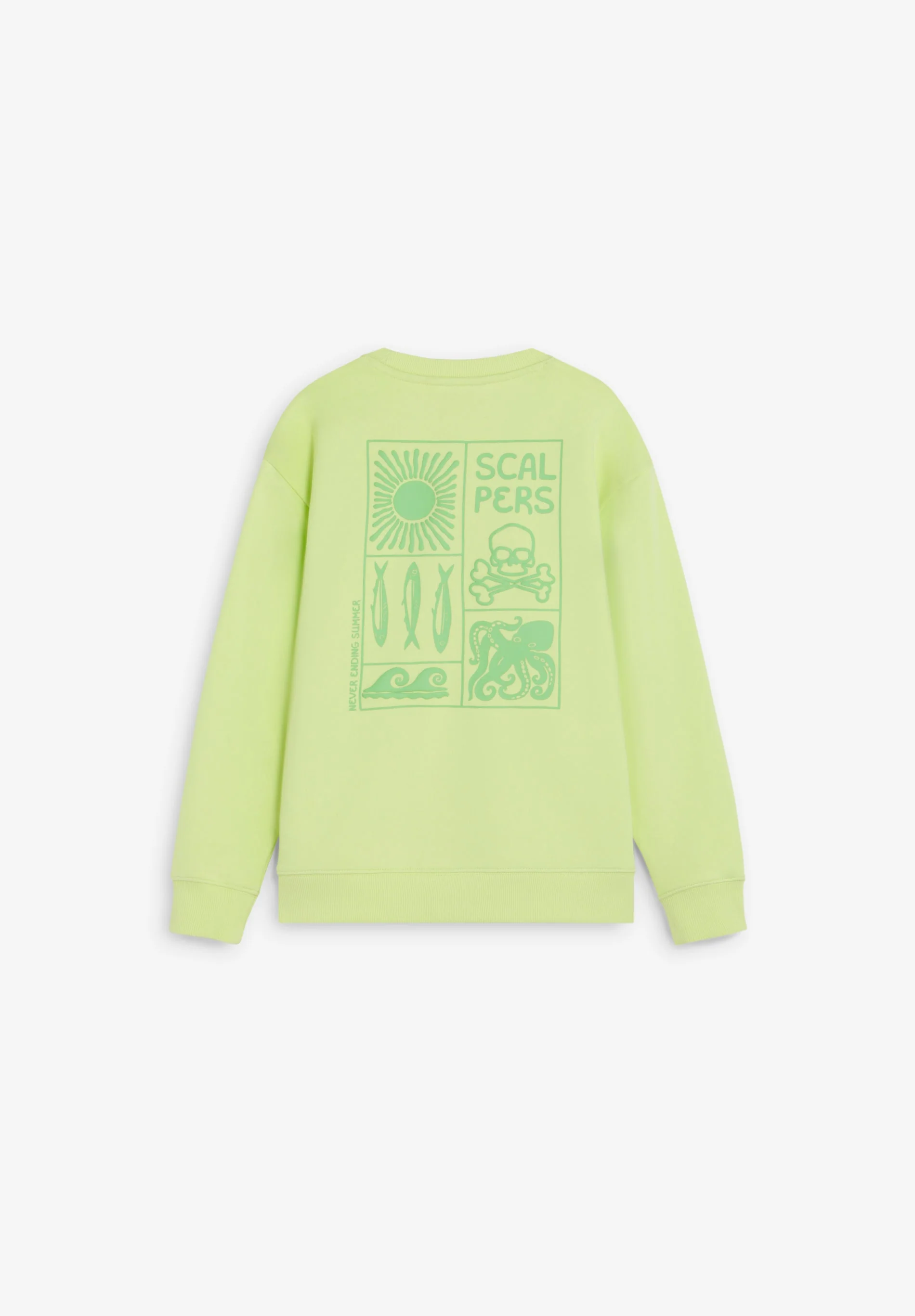 OCEAN PRINT SWEATSHIRT