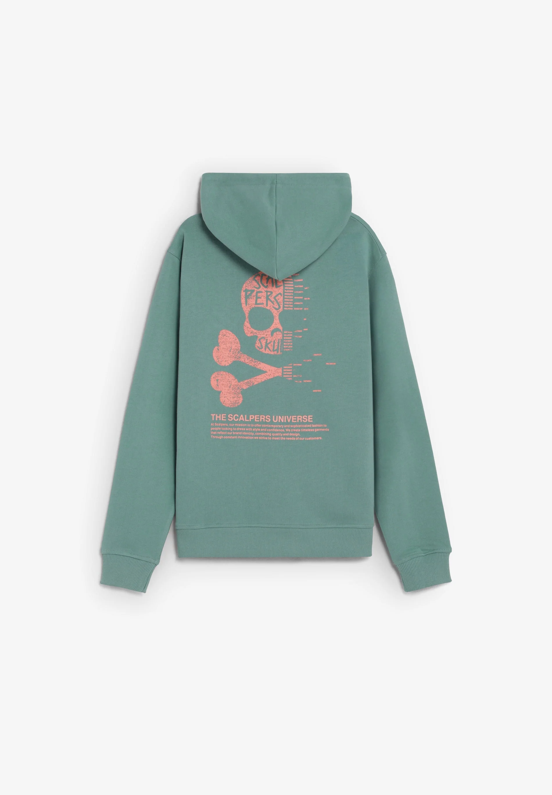 SKULL PRINT HOODIE