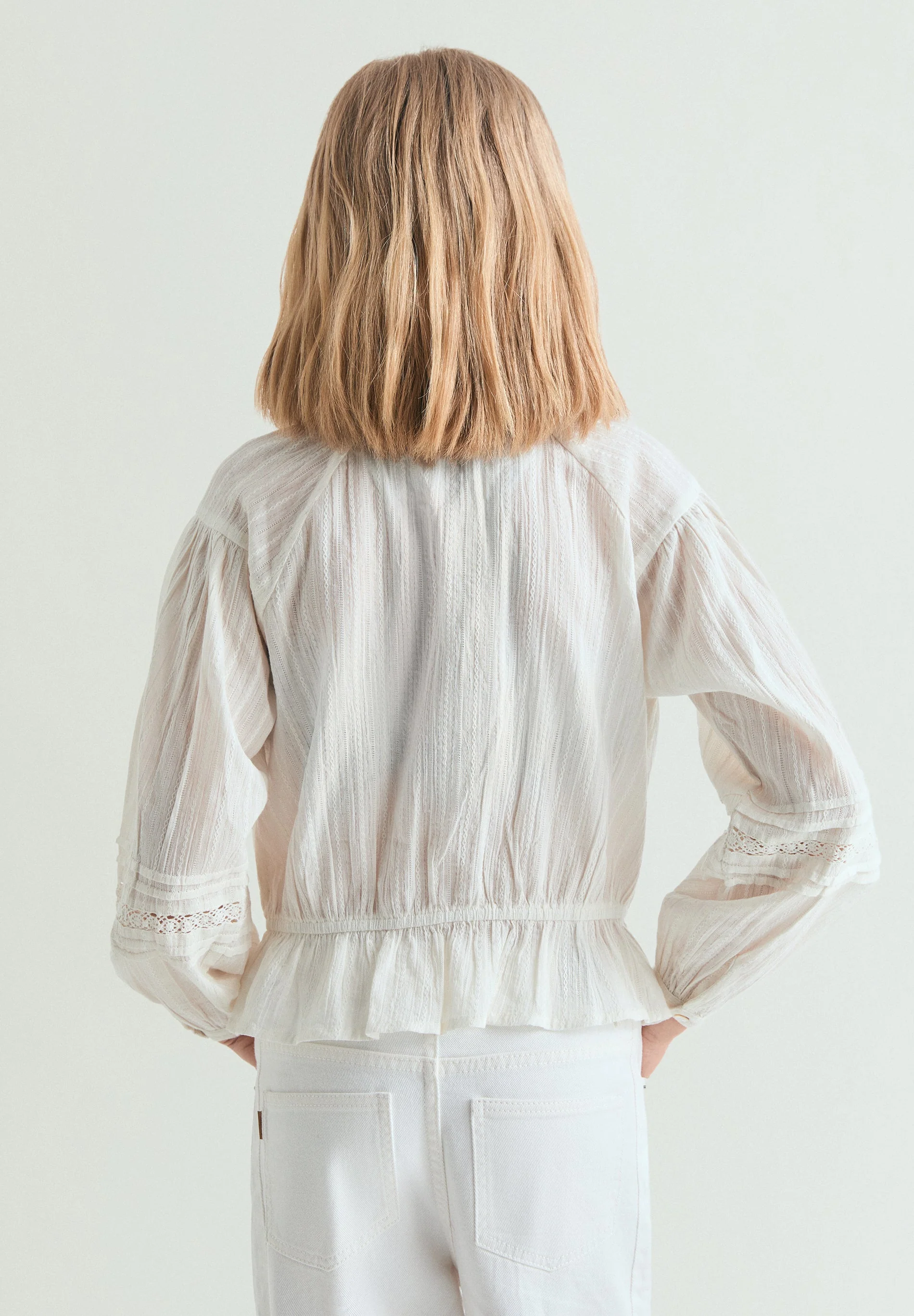 ROMANTIC BOW BLOUSE - Image 4