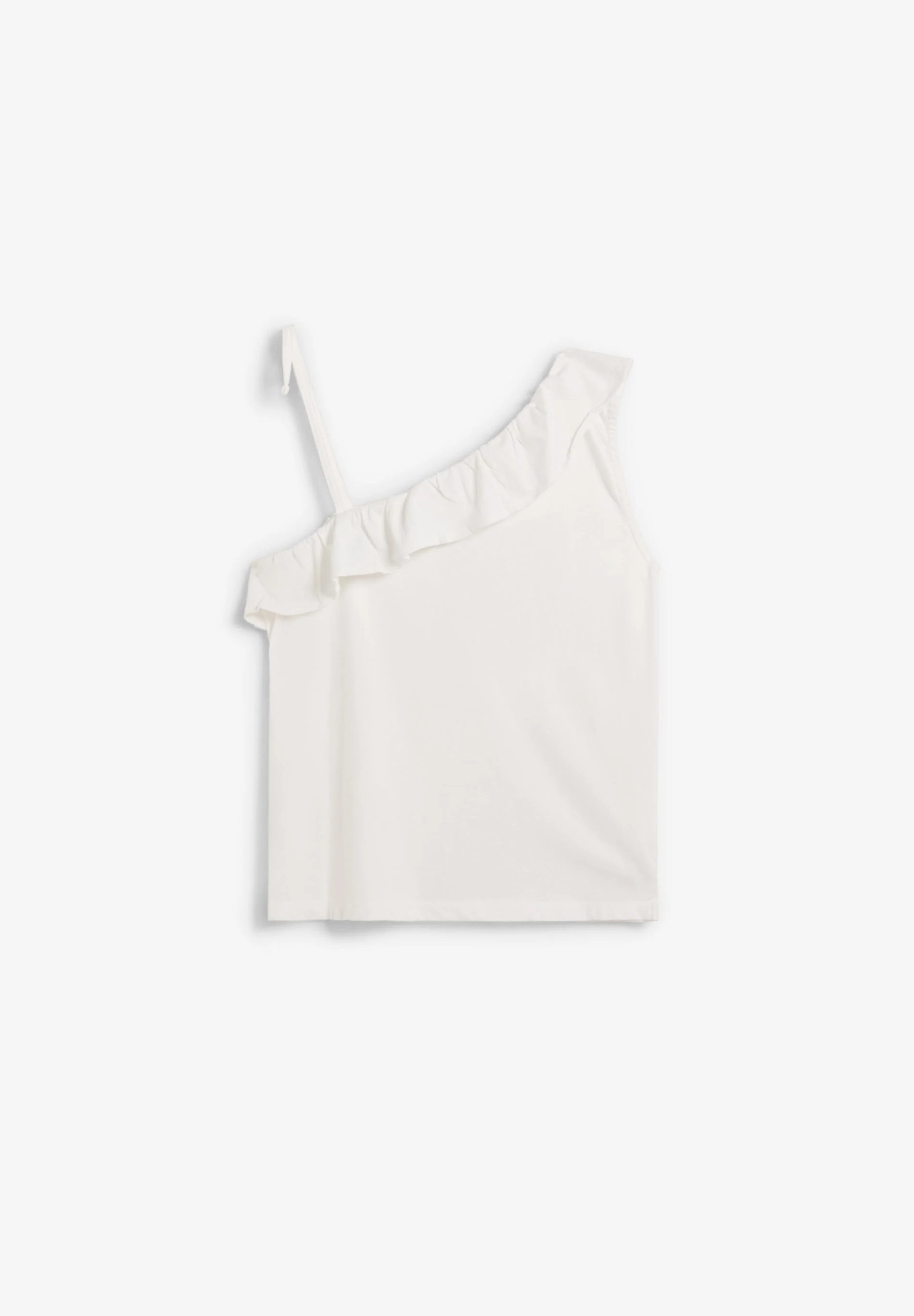 ASYMMETRIC RUFFLE T-SHIRT - Image 2
