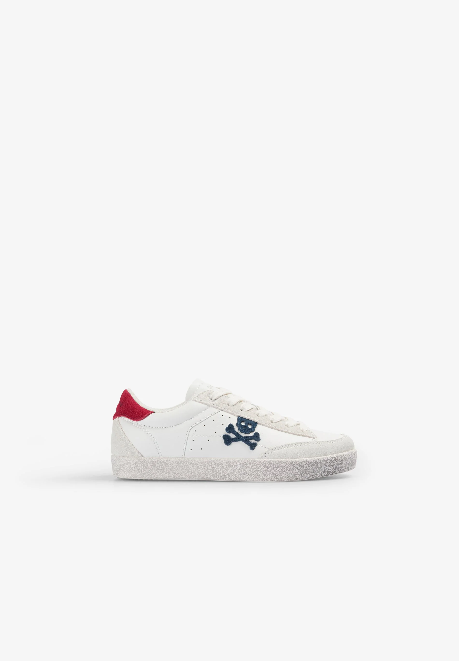 CONTRAST SKULL SNEAKERS