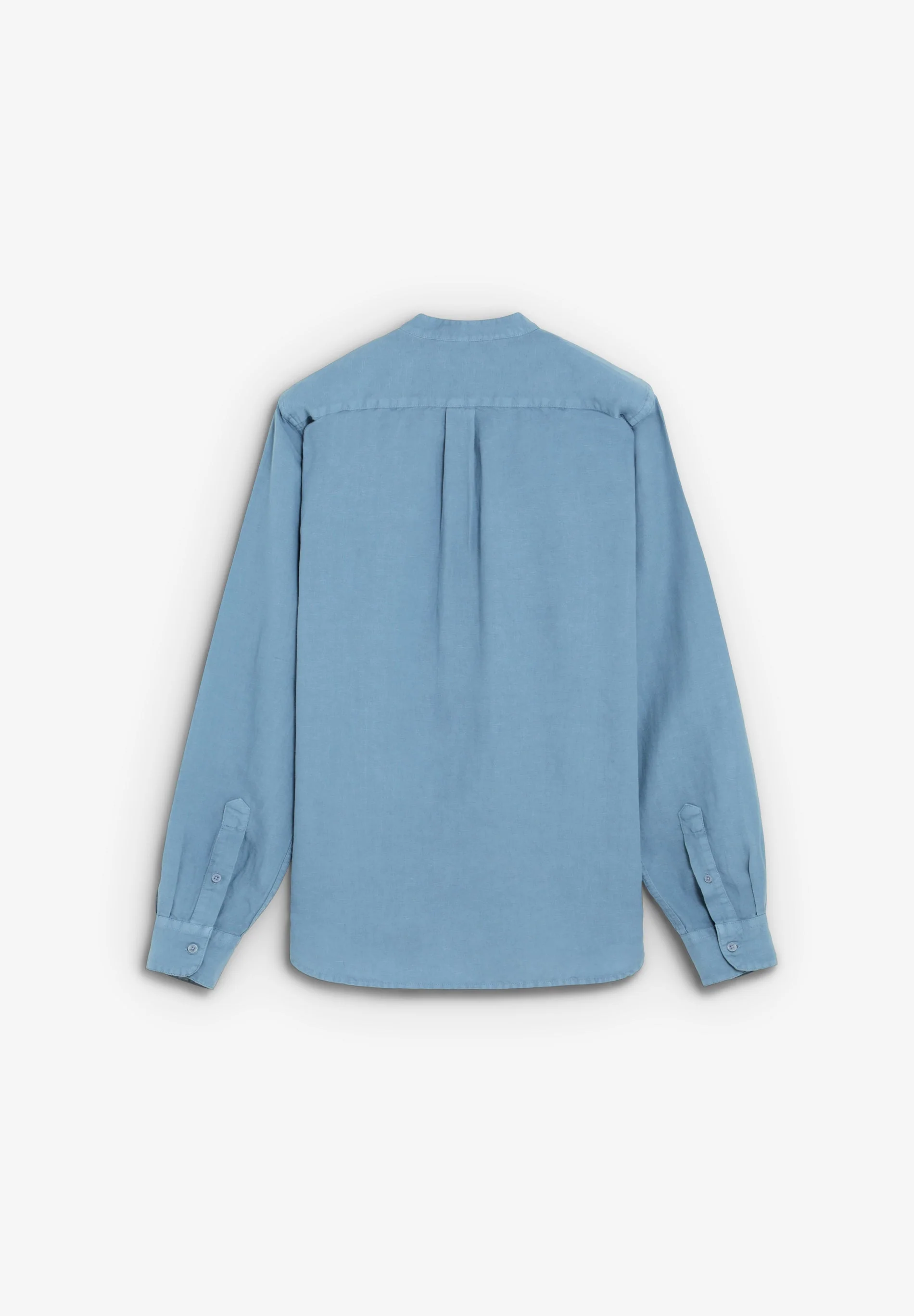 LINEN SHIRT WITH STAND-UP COLLAR - Image 2
