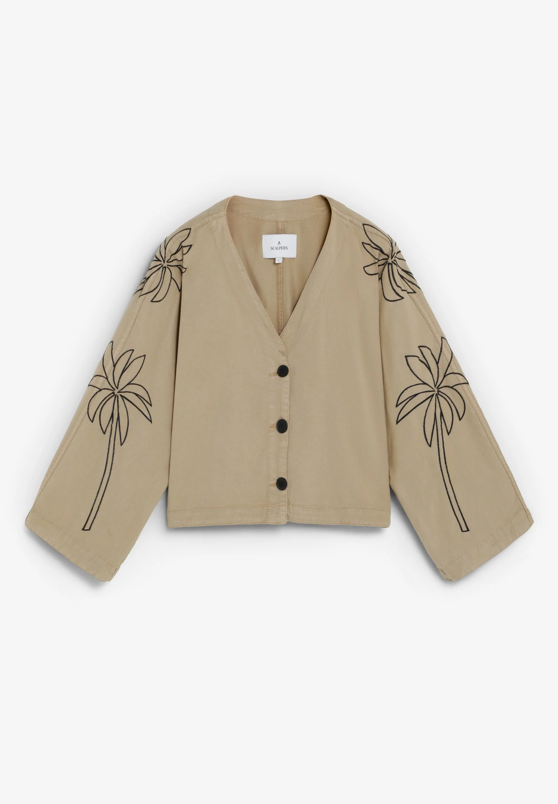 EMBROIDERED FLOWING SHIRT