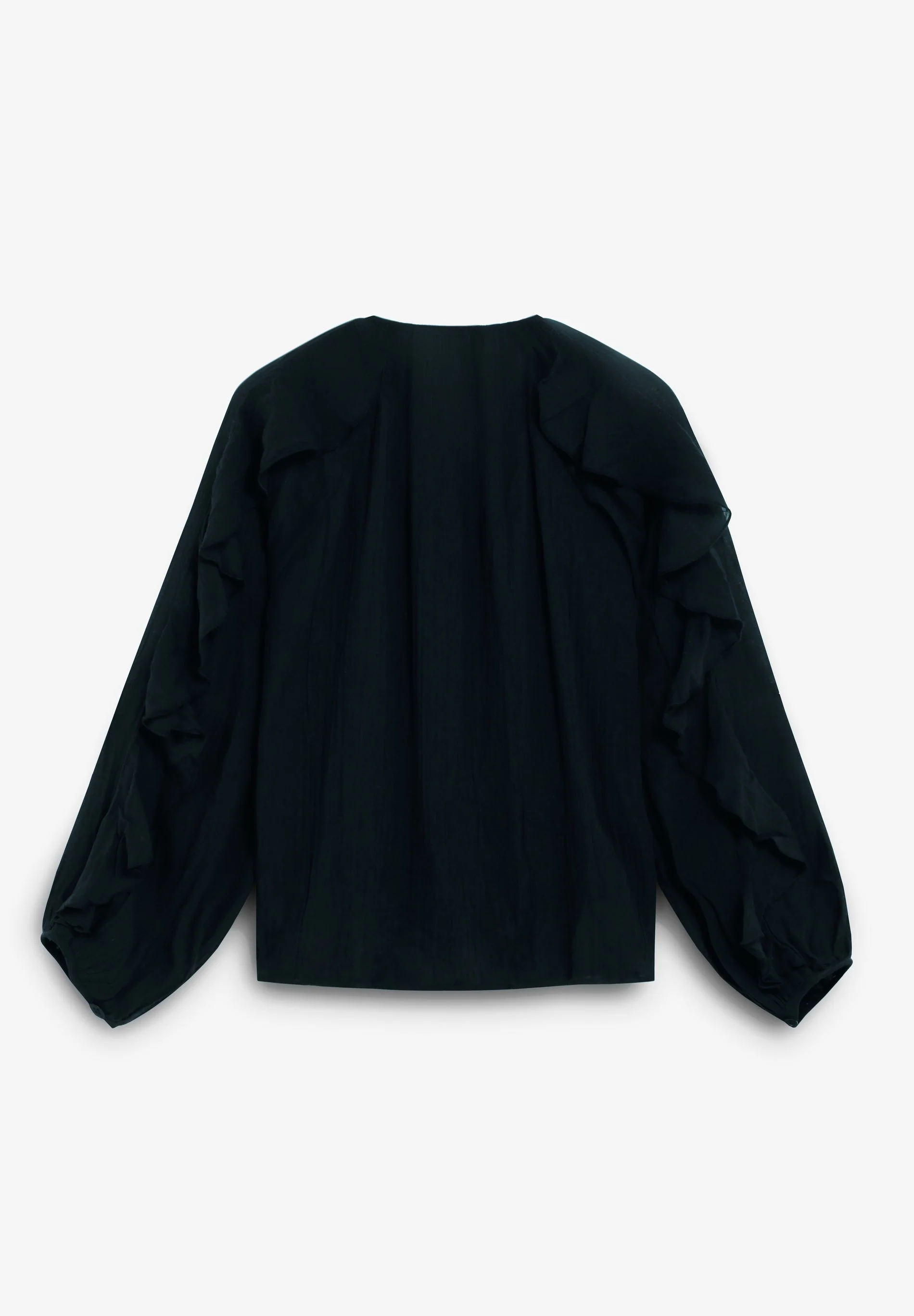 COTTON RUFFLED BLOUSE - Image 7