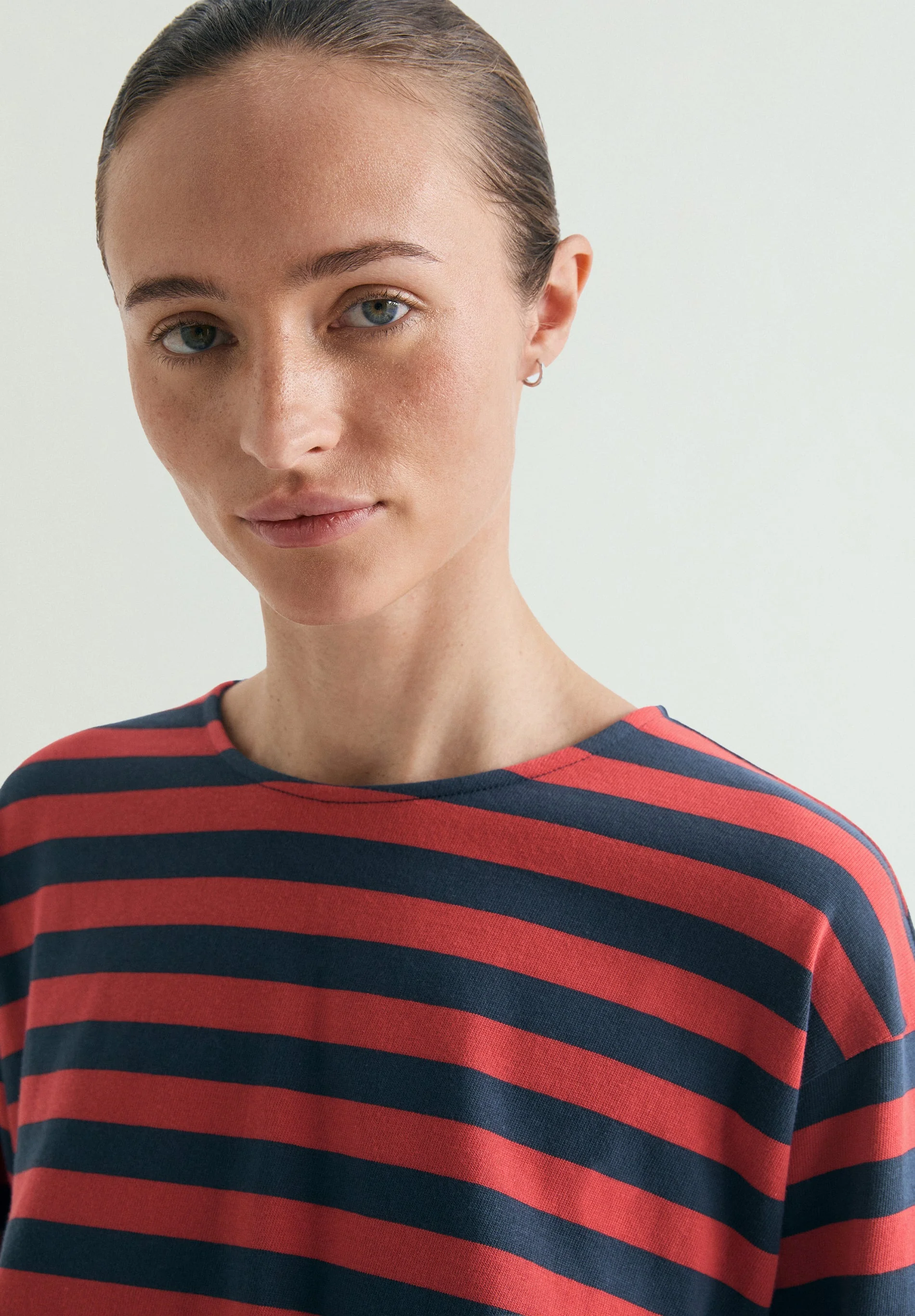 STRIPED T-SHIRT WITH PATCH - Image 4