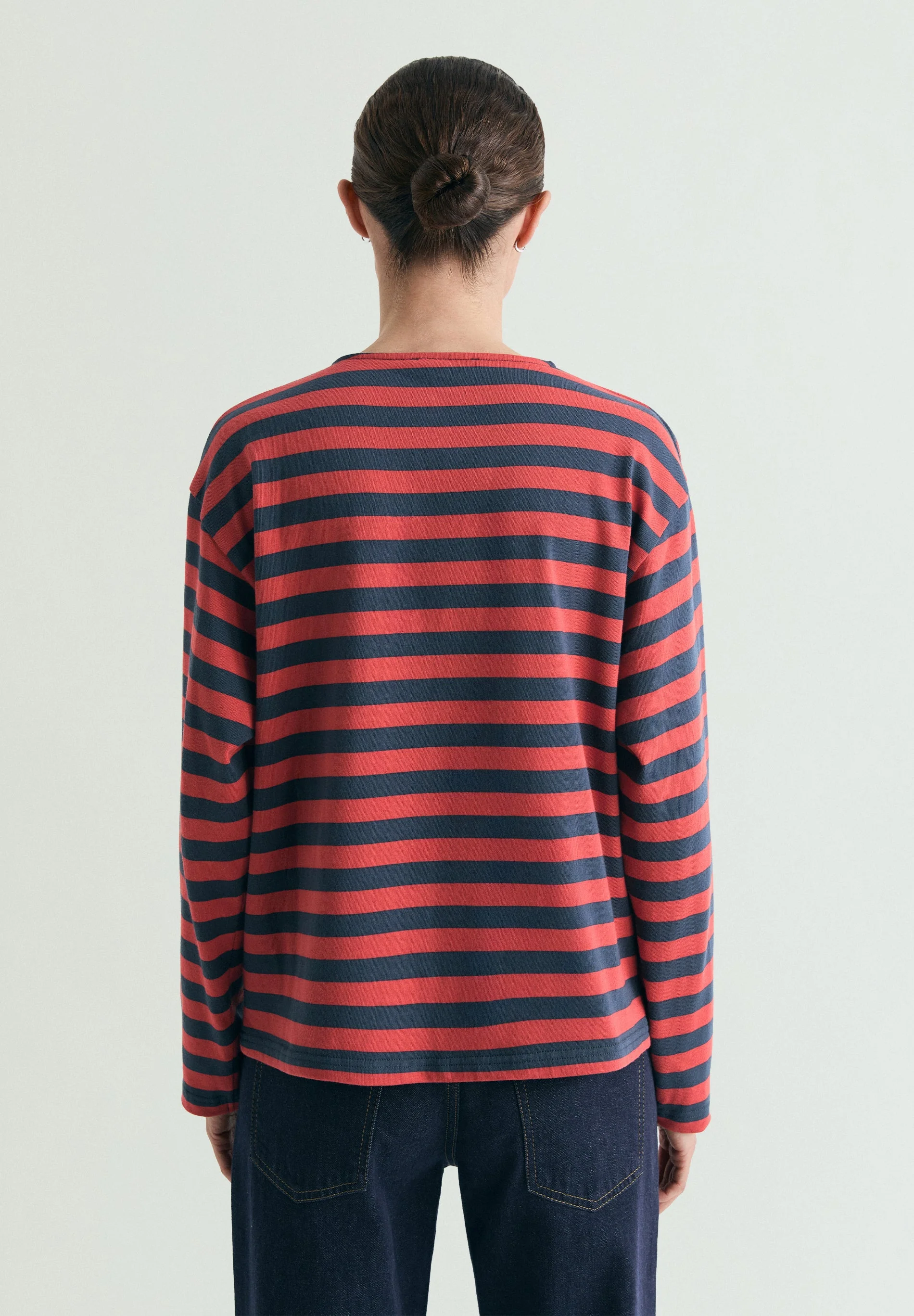 STRIPED T-SHIRT WITH PATCH - Image 5