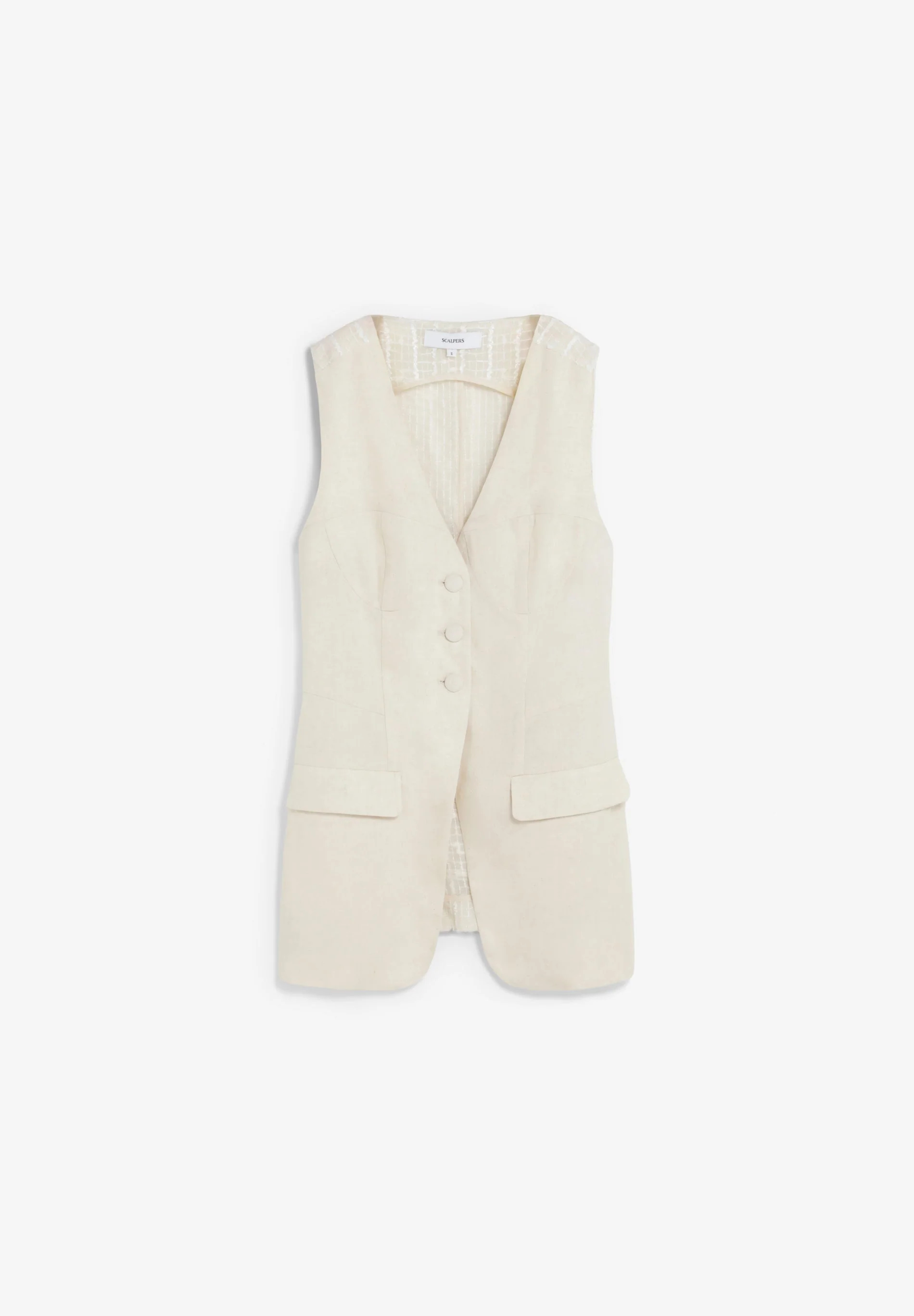 SCORG LINEN VEST - Image 2