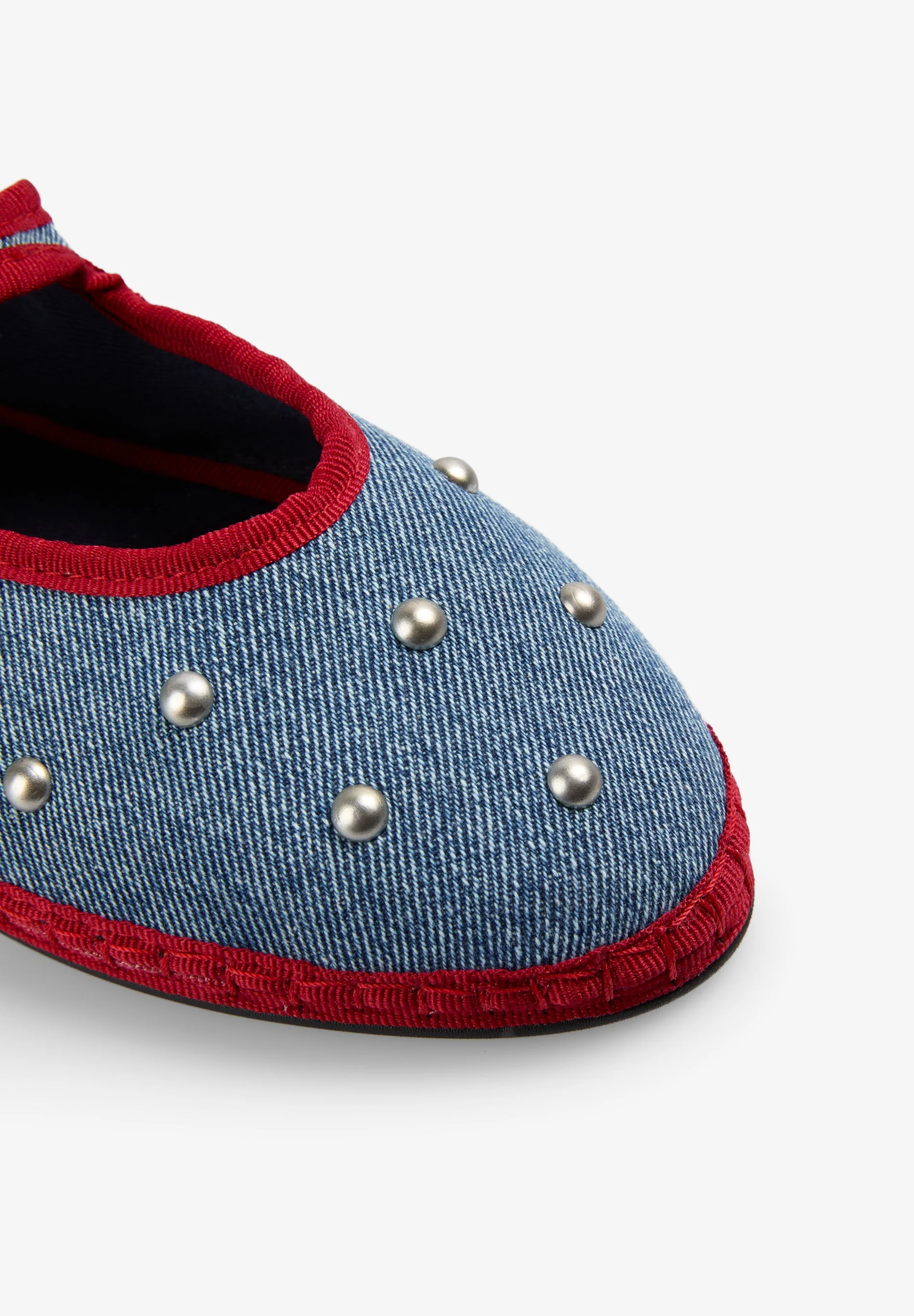 SCDENIMDOUBLESTRAP STUDS SLIPPER - Image 5