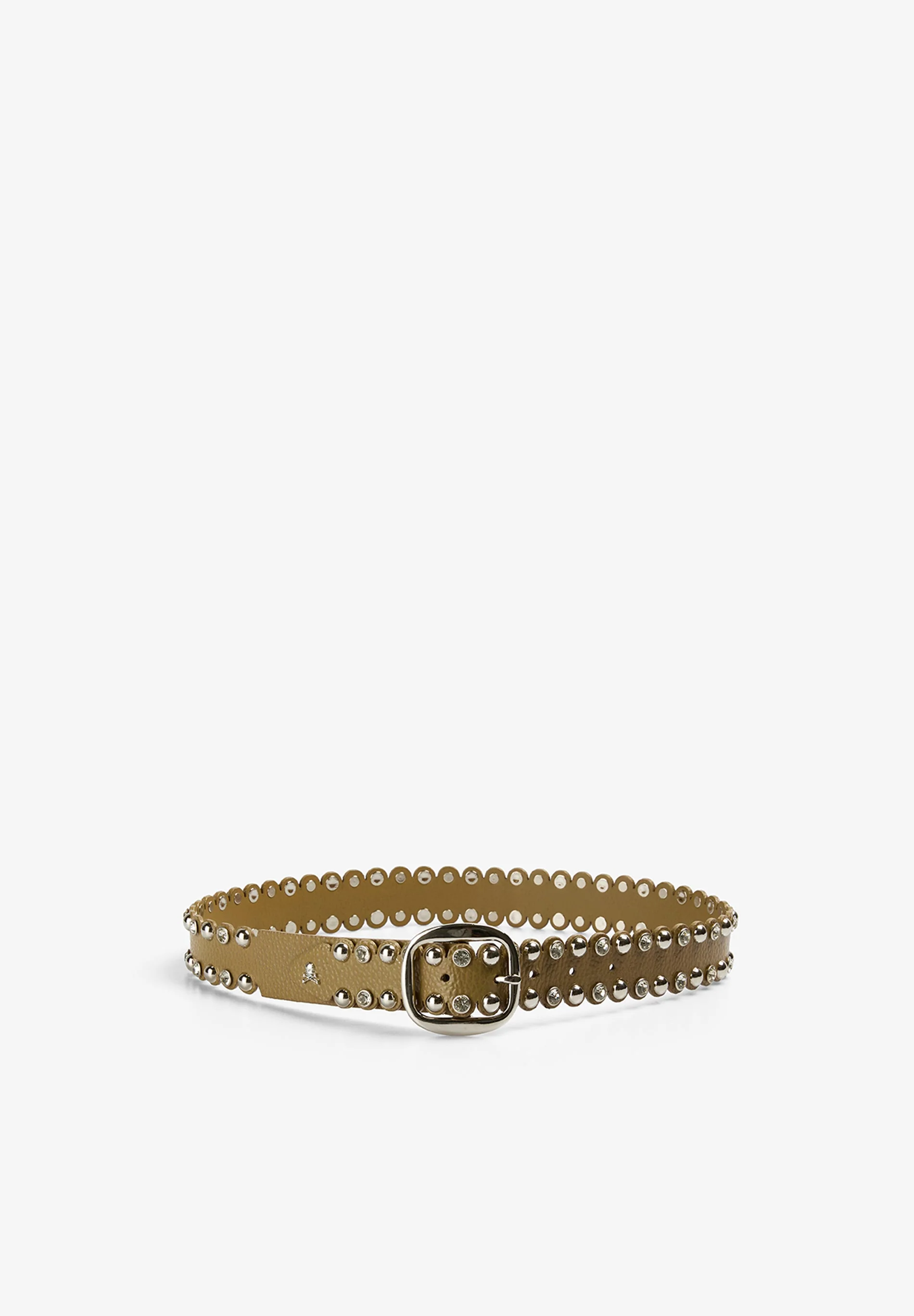 LEATHER BELT WITH STUDS