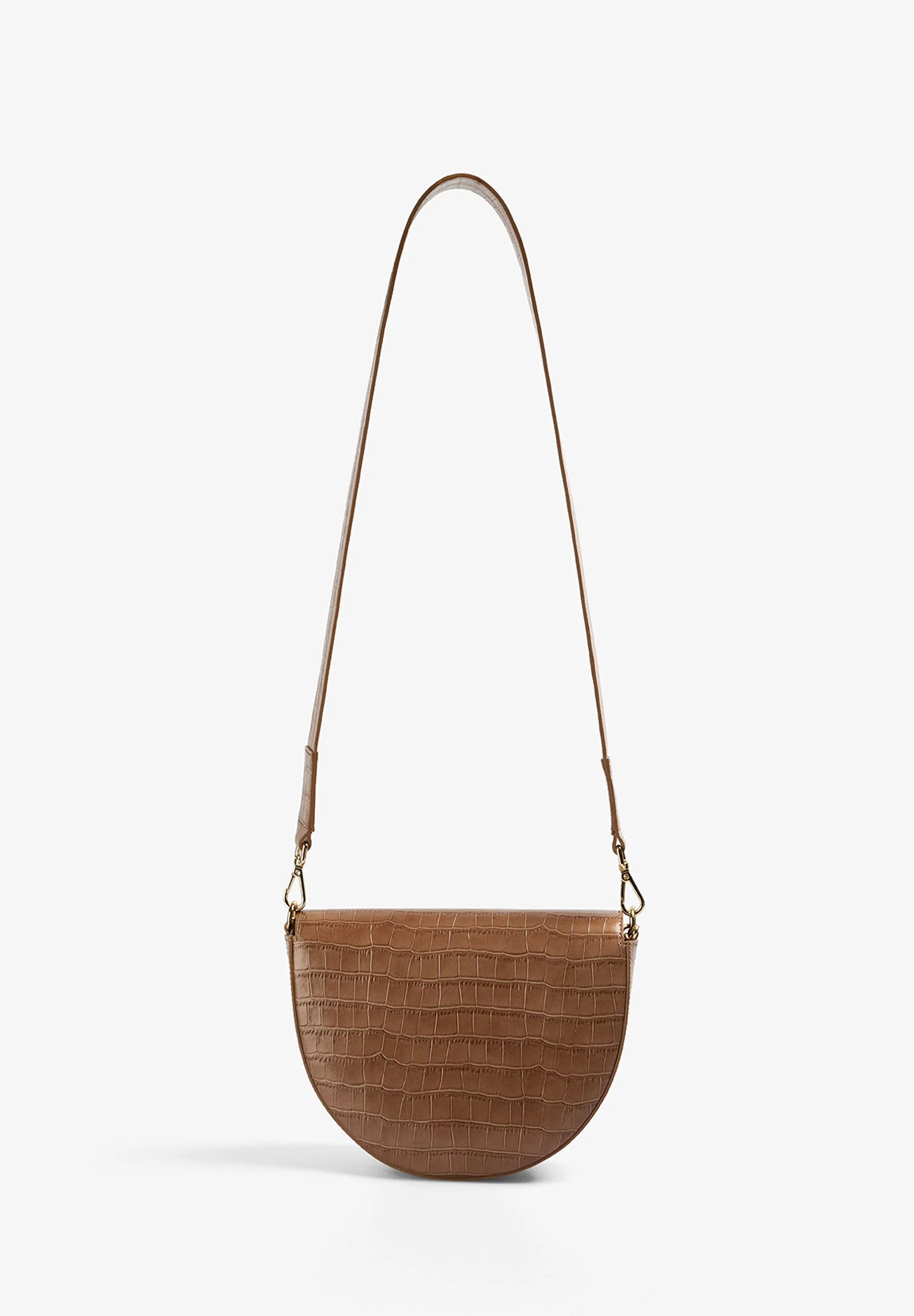 EMBOSSED LEATHER CROSSBODY BAG - Image 3