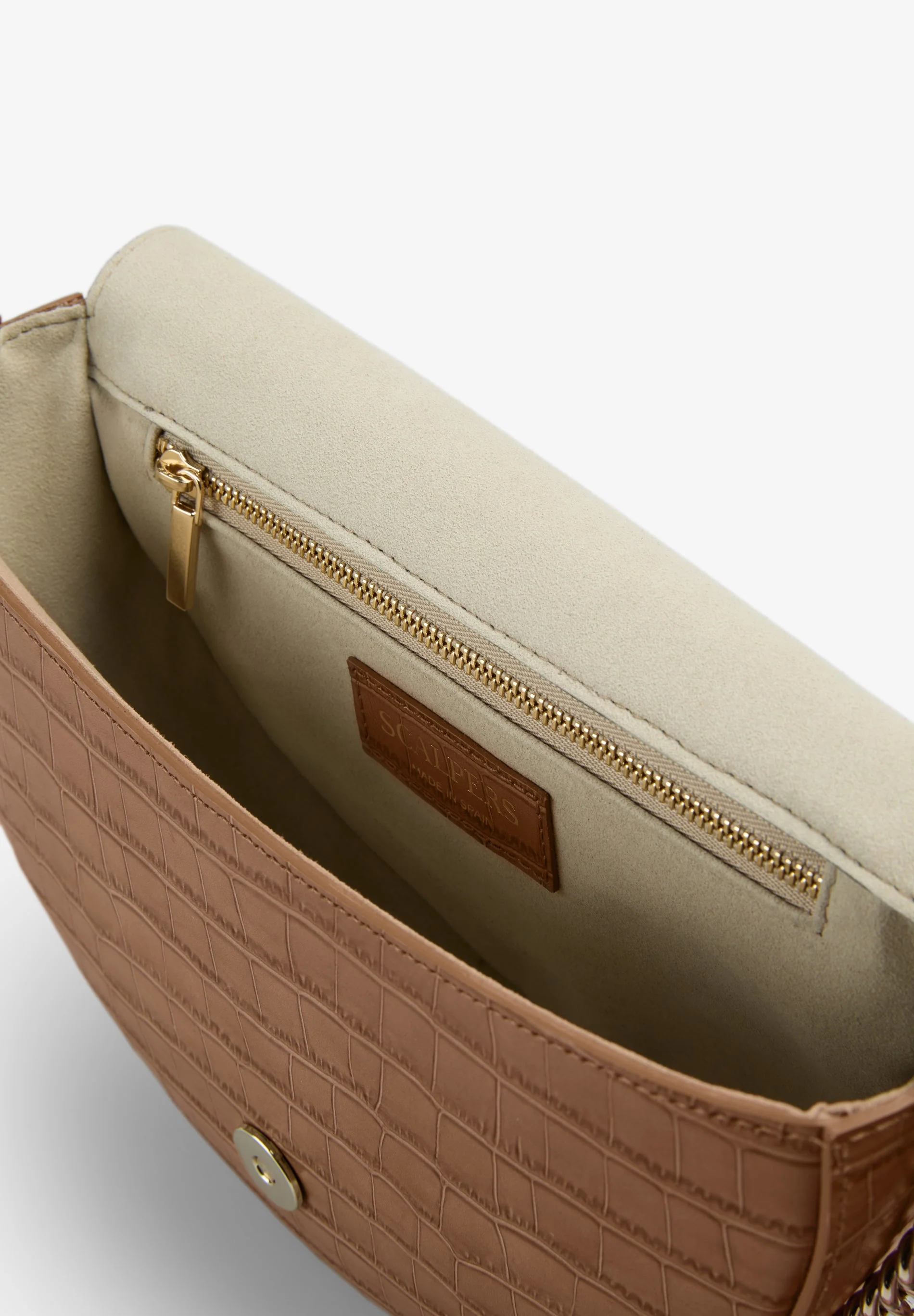 EMBOSSED LEATHER CROSSBODY BAG - Image 8