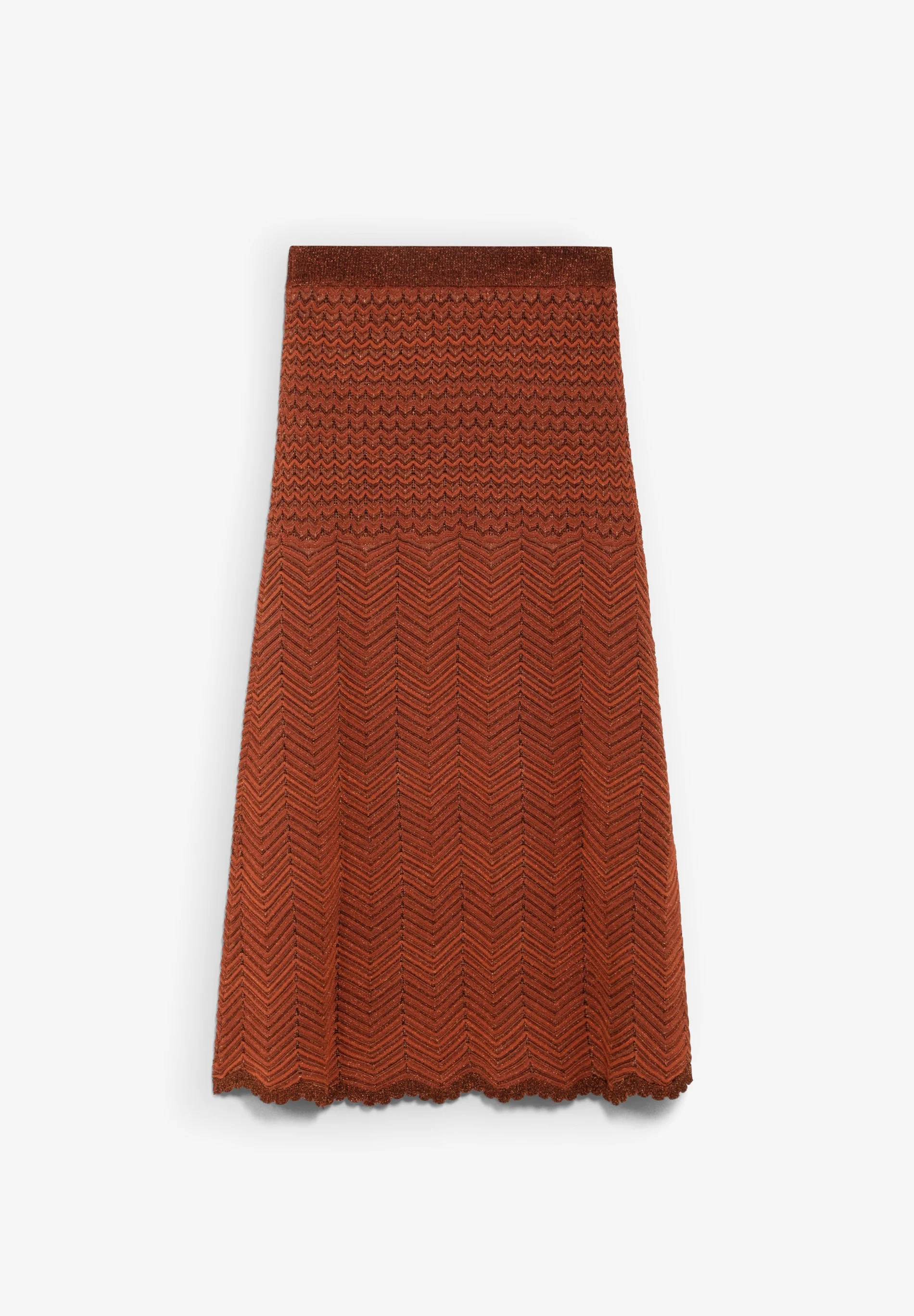 KNIT SKIRT WITH METALLIC THREAD - Image 3