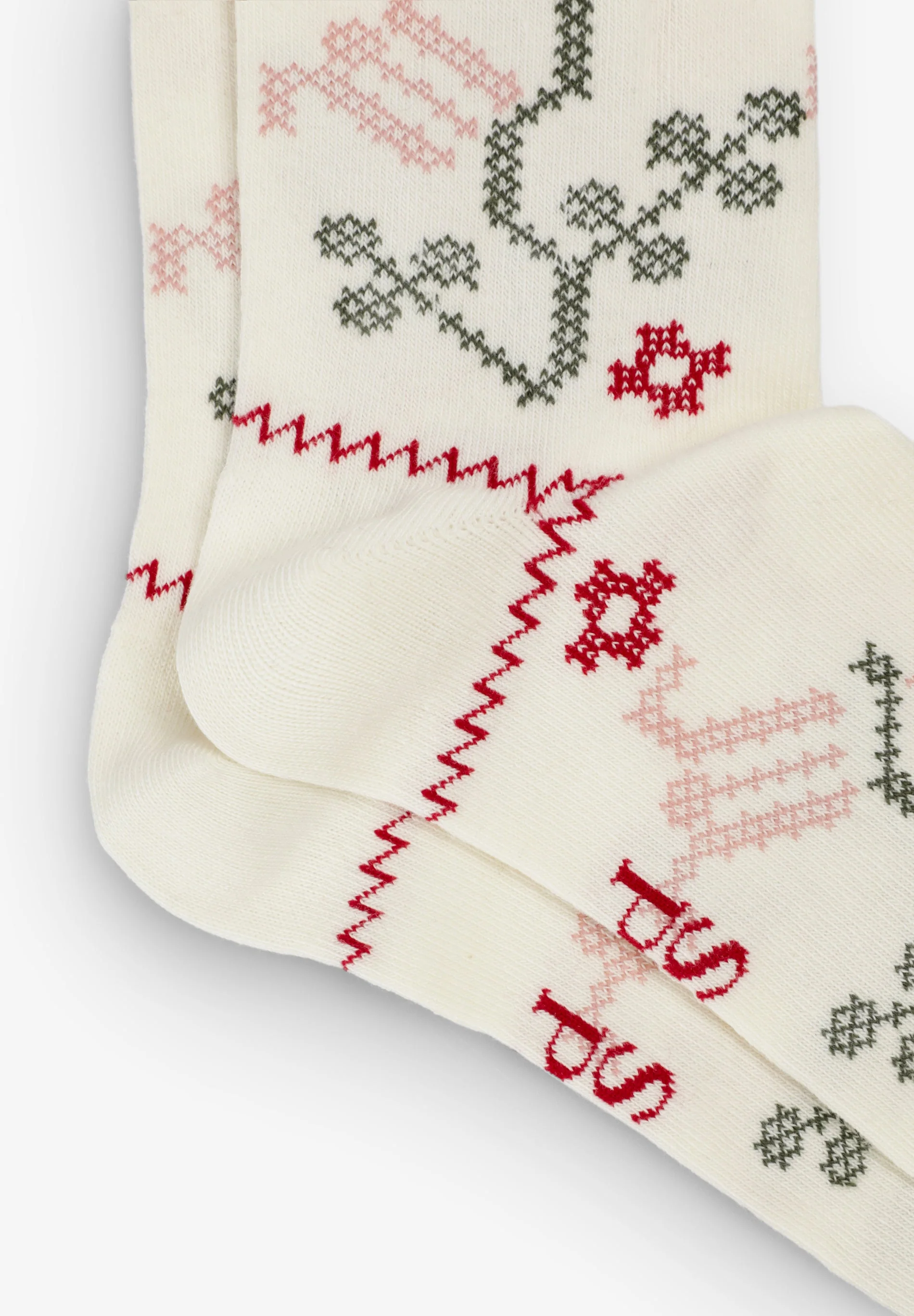 FLORAL EMBROIDERED ANKLE SOCKS - Image 3