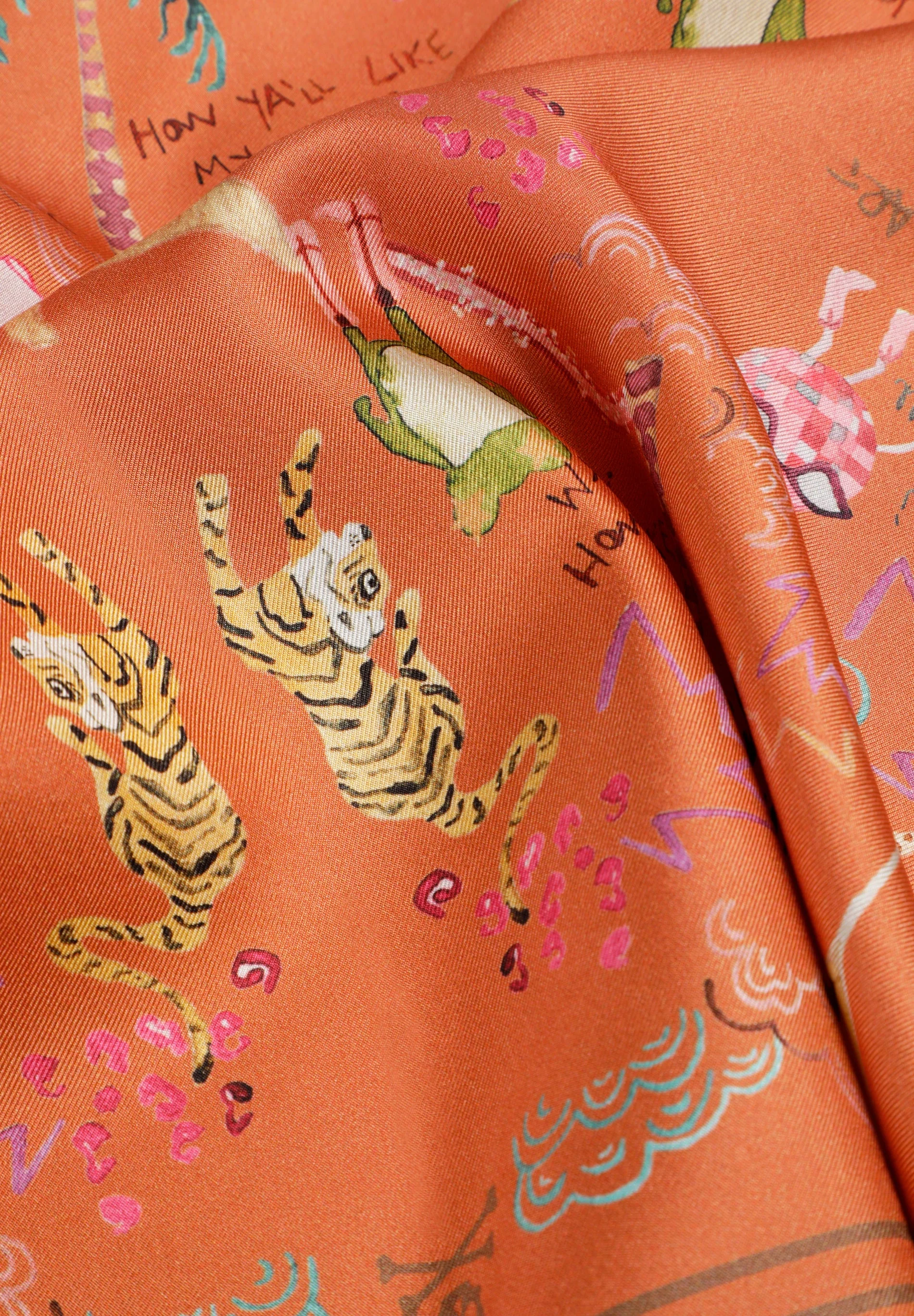100% SILK PRINTED HANDKERCHIEF - Image 2