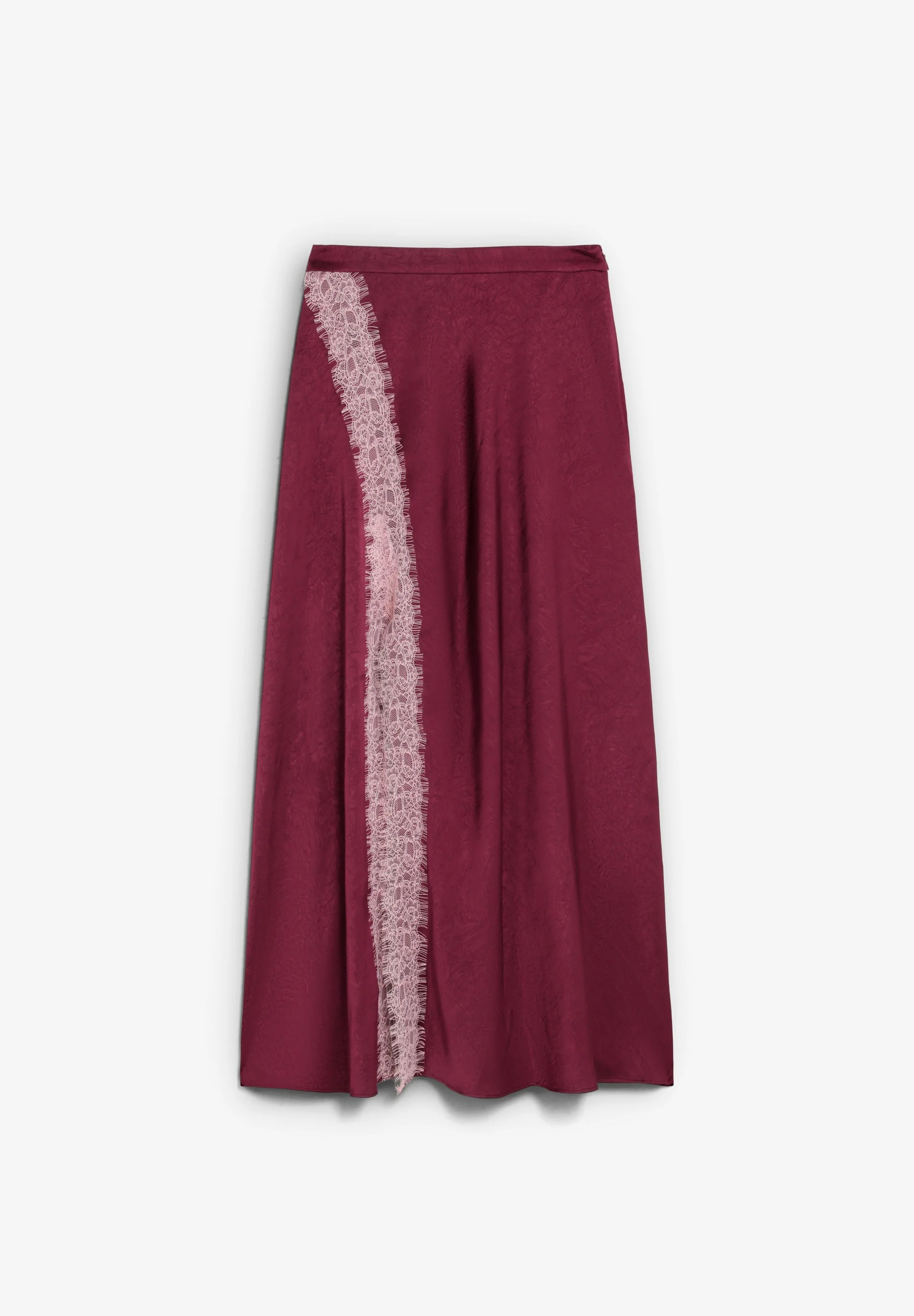 SATIN AND LACE SKIRT - Image 2