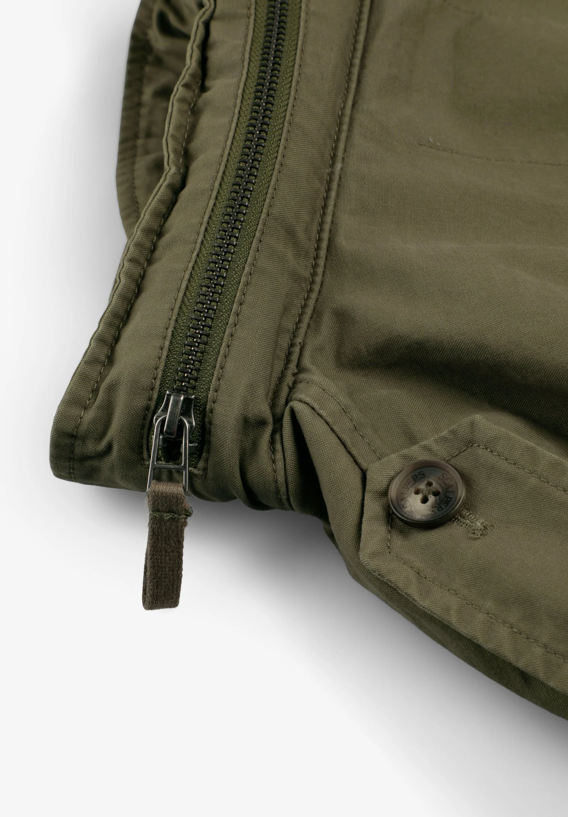 MILITARY JACKET WITH CONCEALED HOOD - Image 10