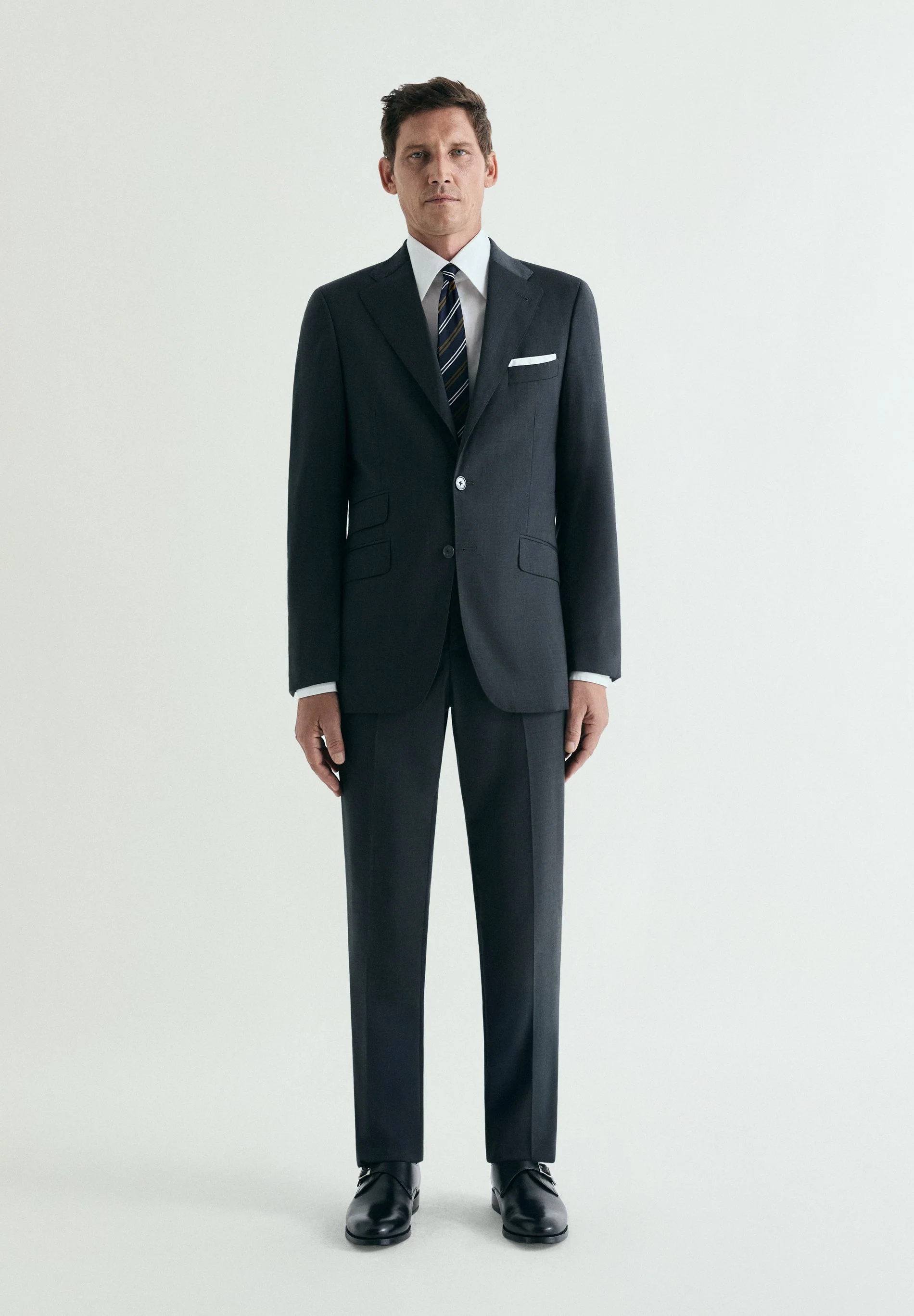 ZIGNONE COLD WOOL SUIT BLAZER - Image 6