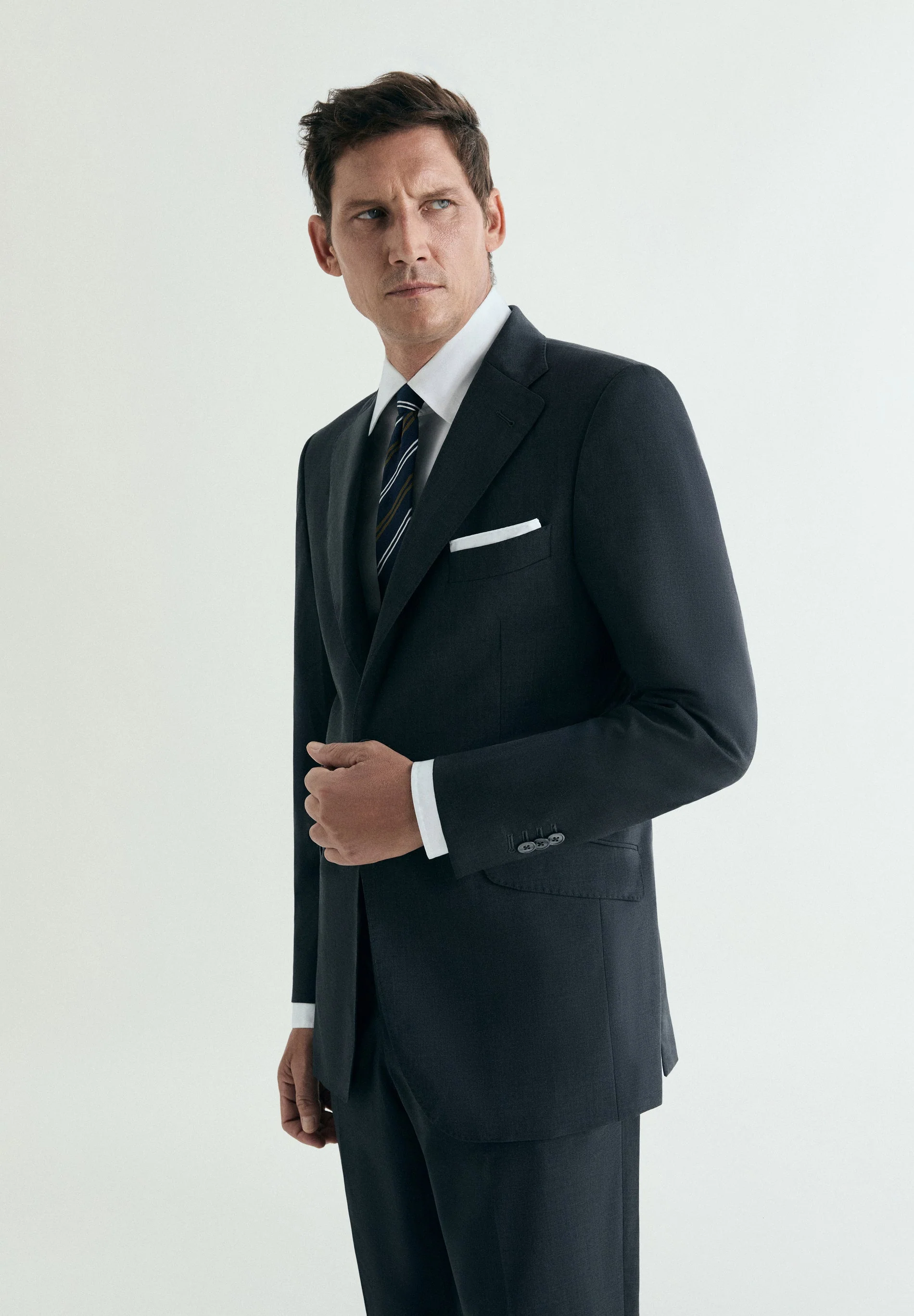 ZIGNONE COLD WOOL SUIT BLAZER - Image 8