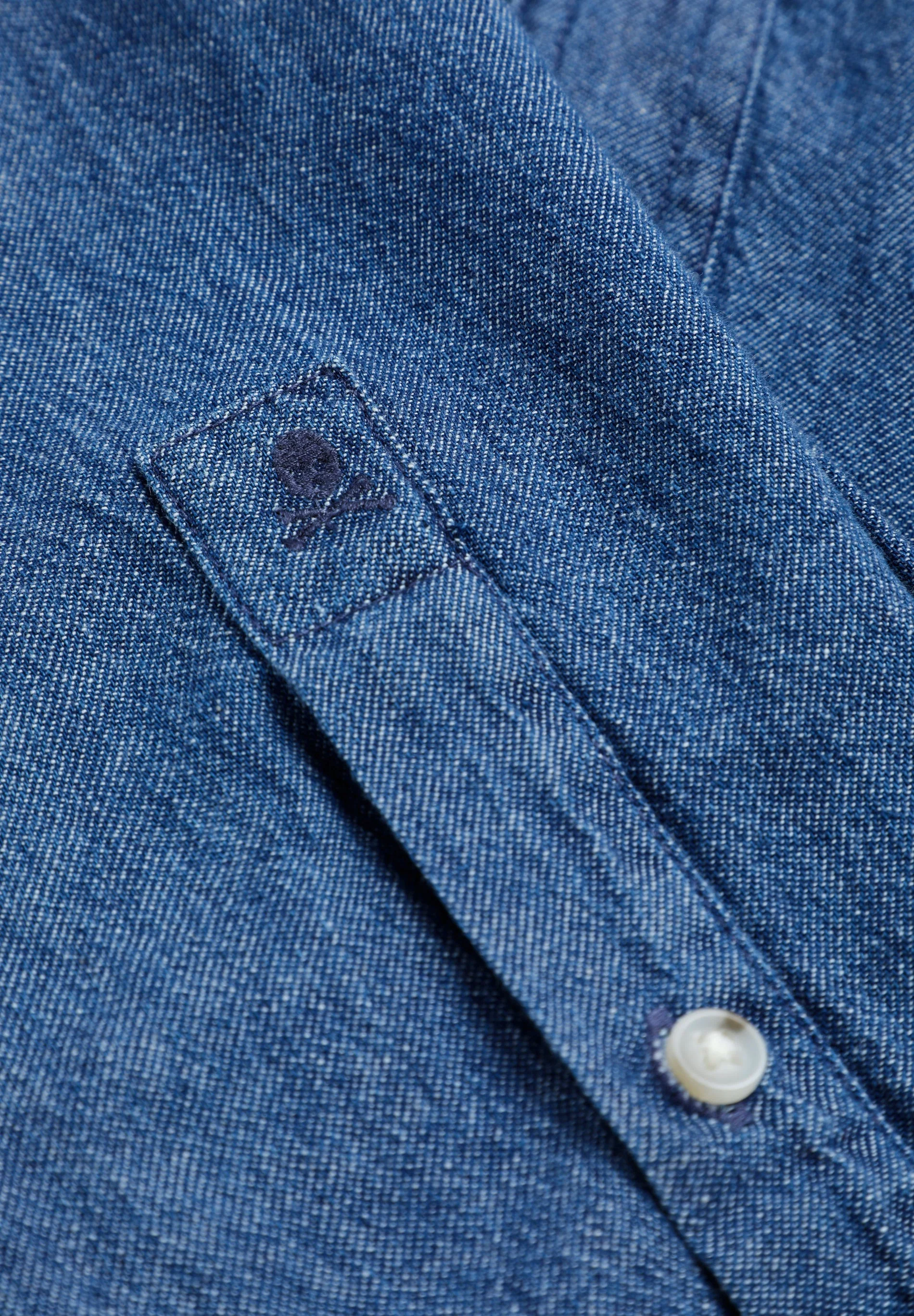 DENIM SHIRT WITH POCKETS - Image 4