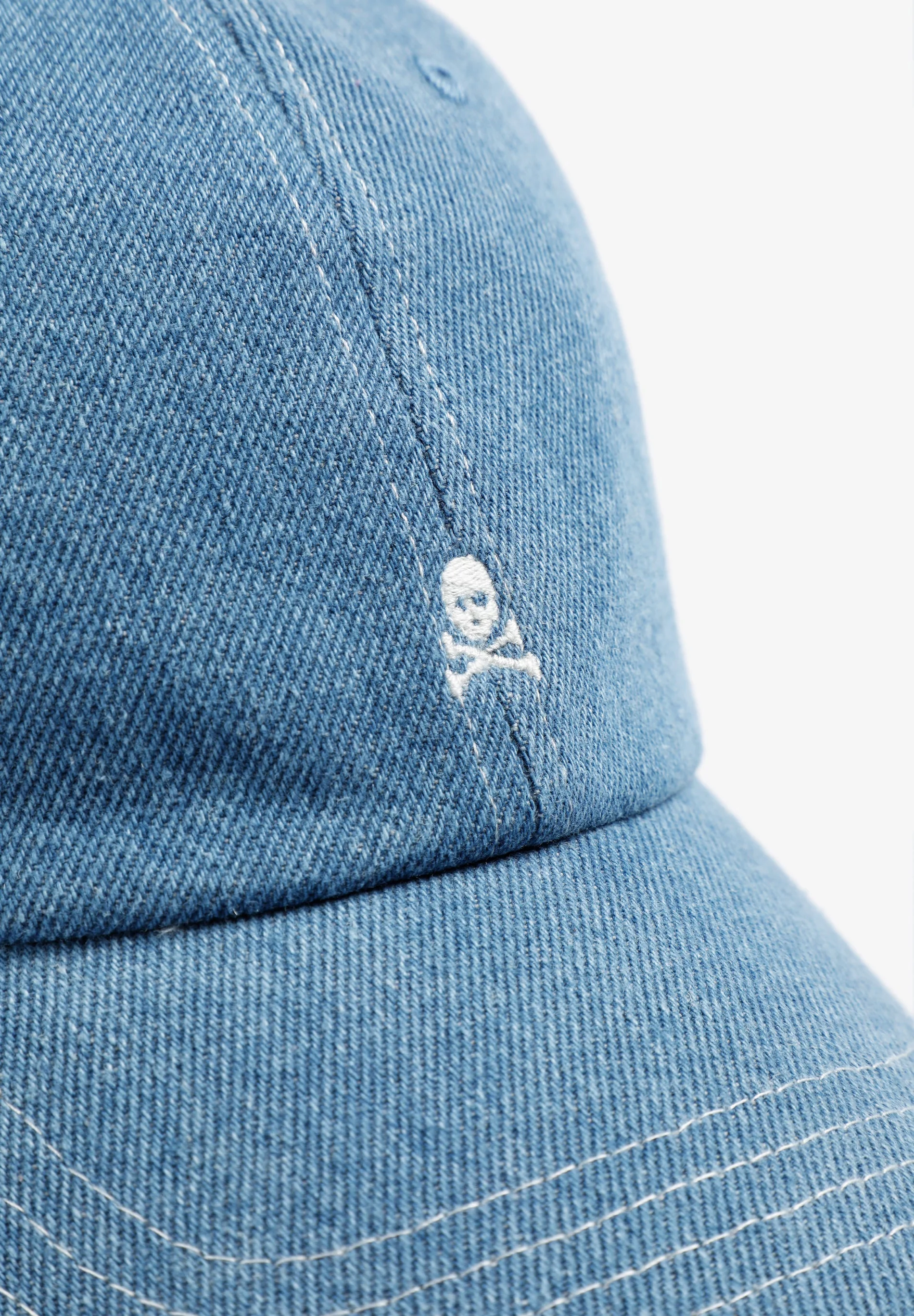 CONTRAST DENIM CAP - Image 3