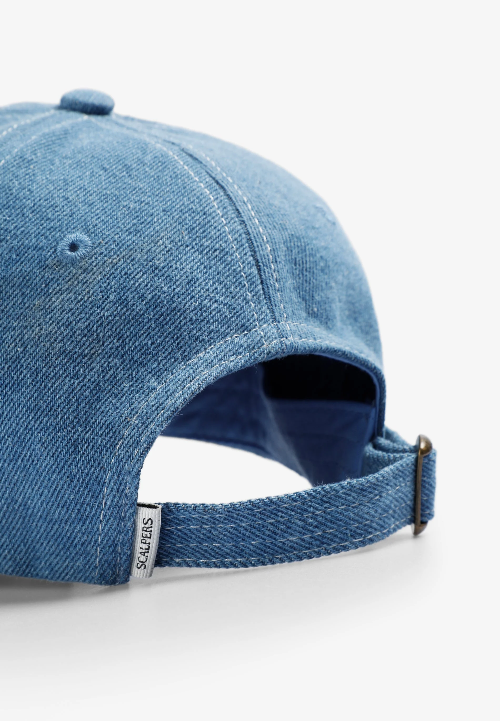 CONTRAST DENIM CAP - Image 4