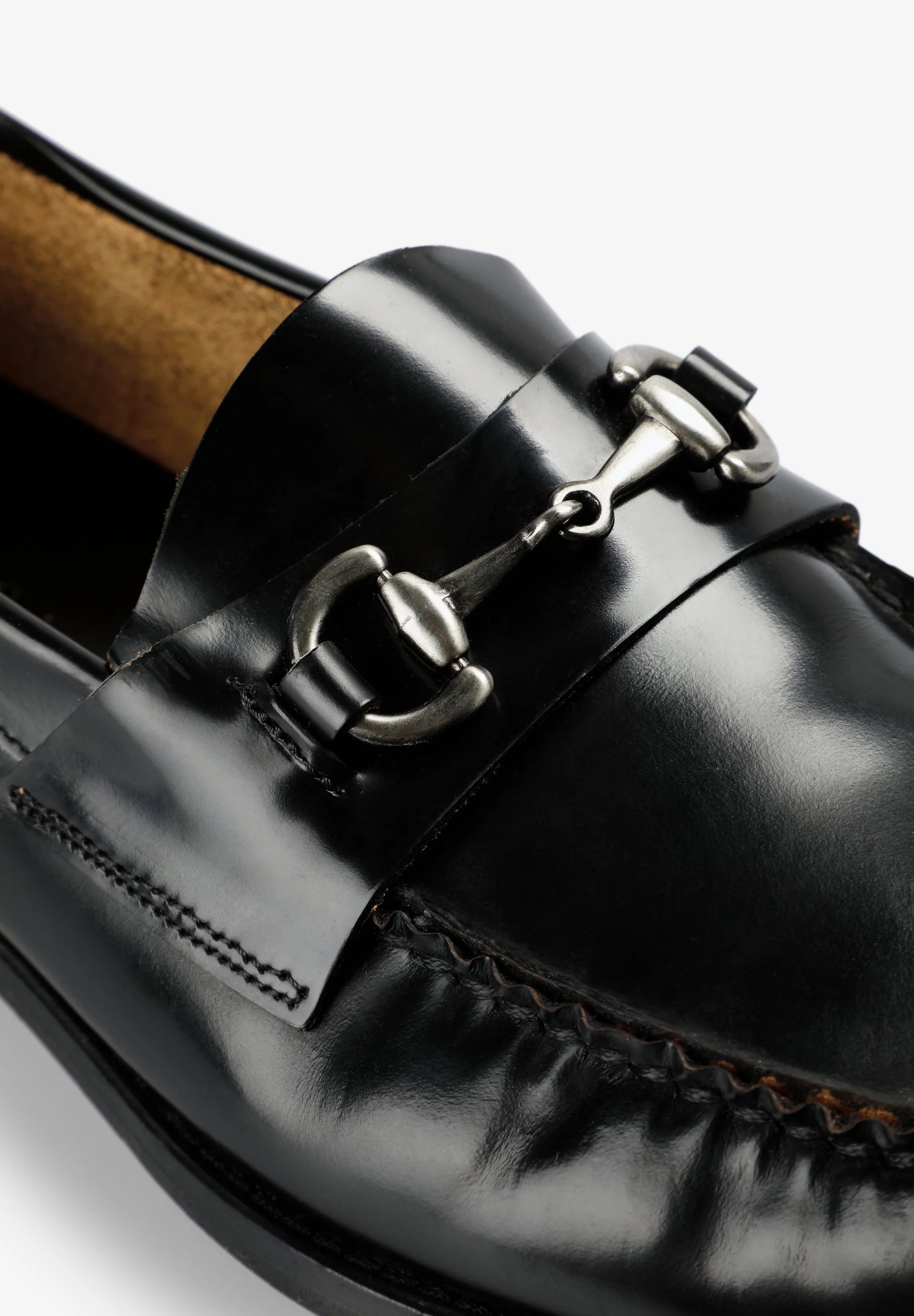 LEATHER LOAFERS WITH BUCKLE - Image 7