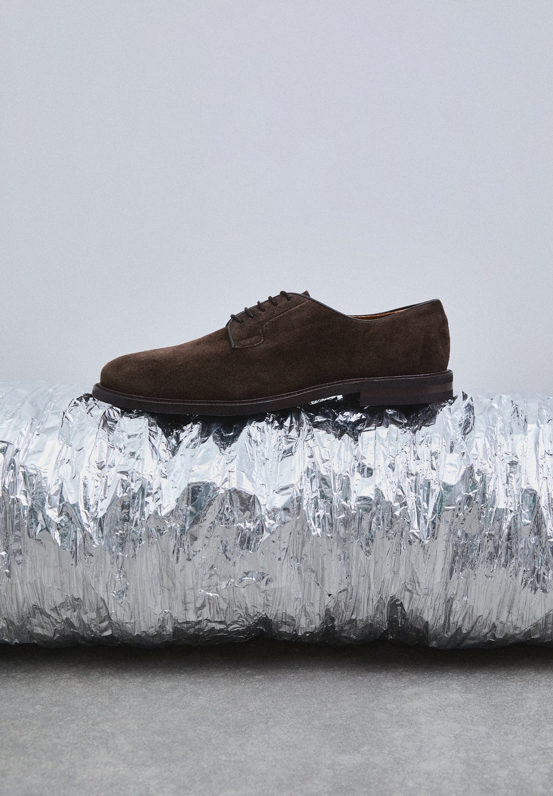 SUEDE DERBY SHOES