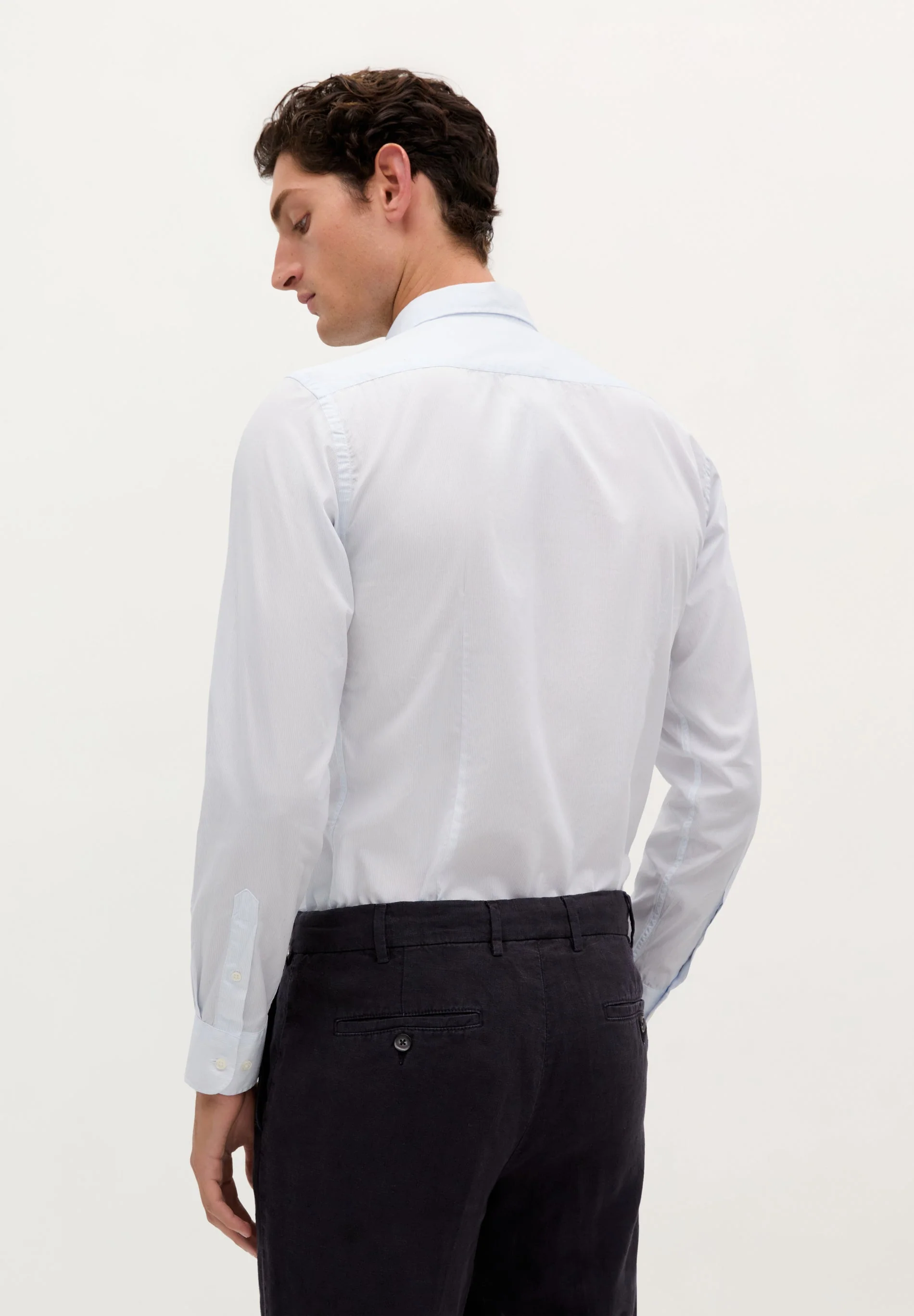 SLIM FIT STRIPED FORMAL SHIRT - Image 4