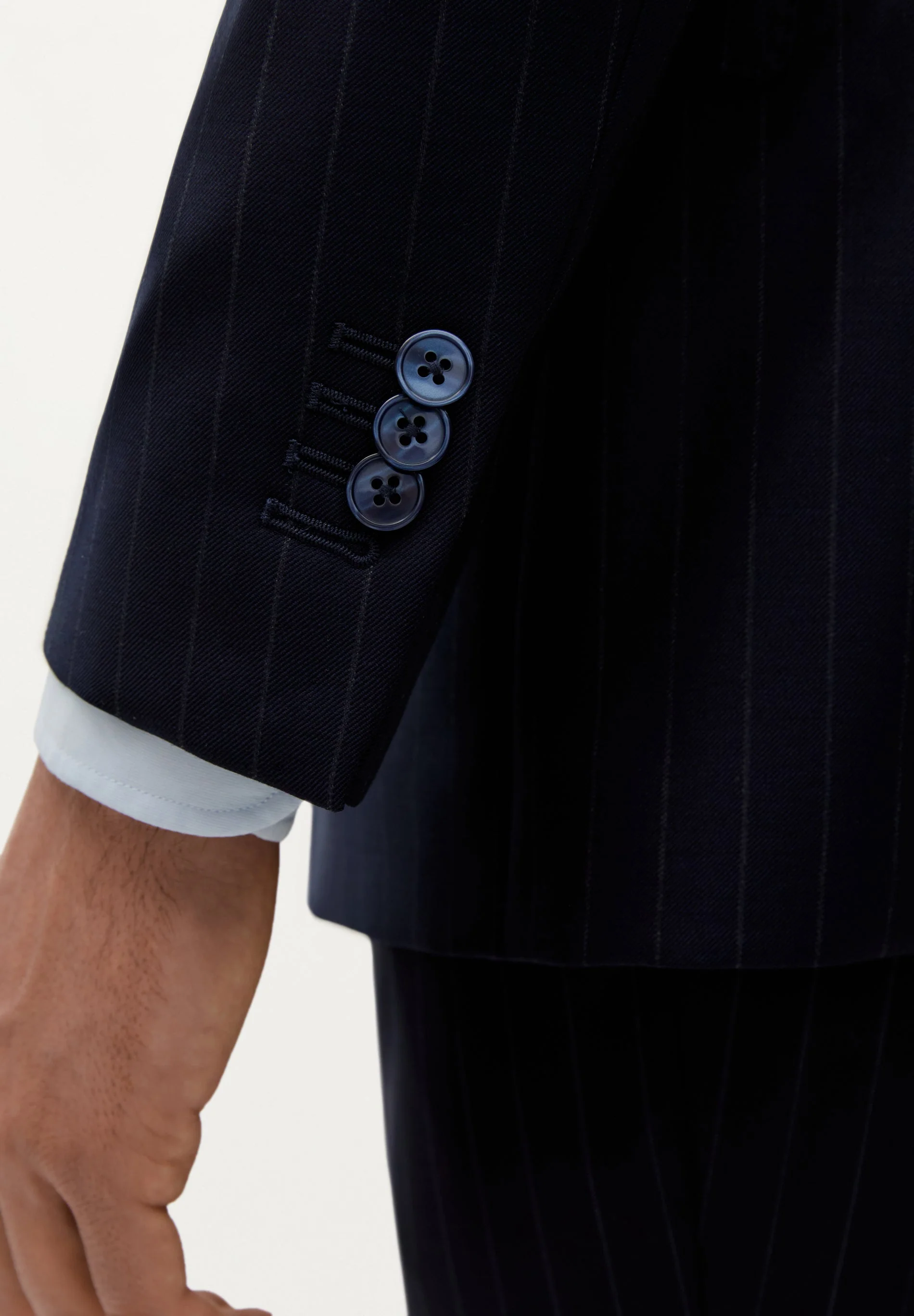 WOOL PINSTRIPE BLAZER - Image 6