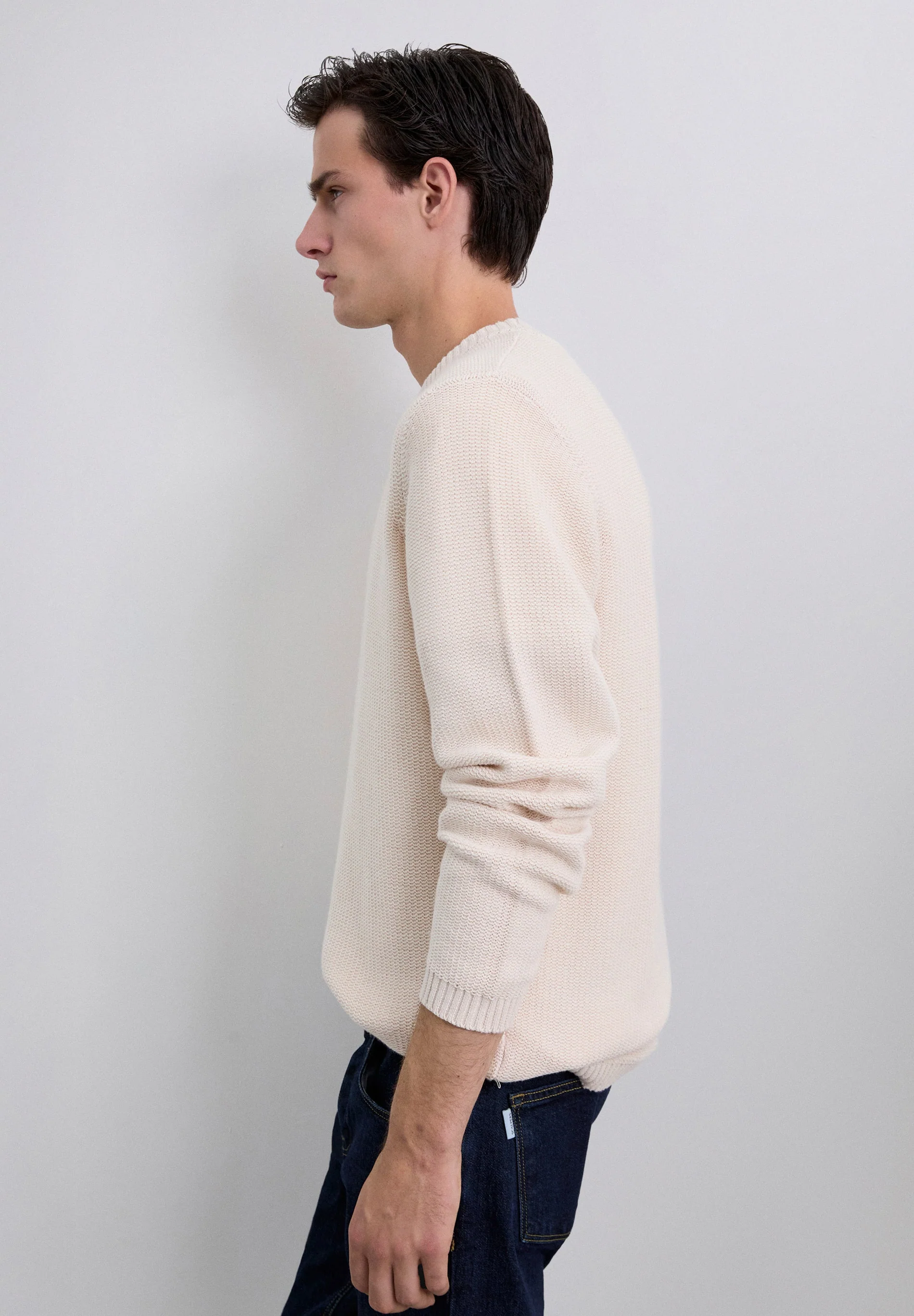 TEXTURED KNIT SWEATER - Image 3